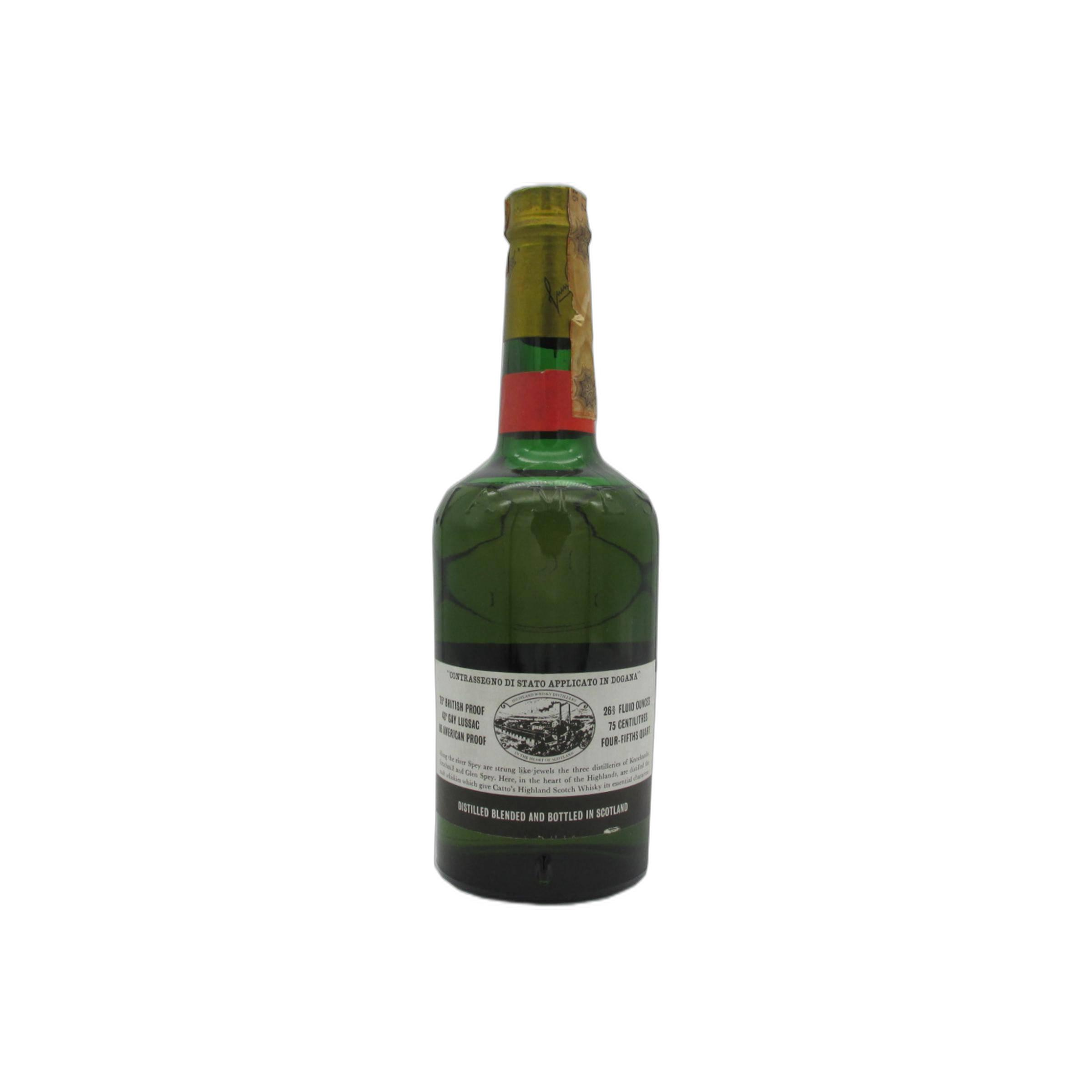 Catto's Rare Old Scottish Highland Whisky 2