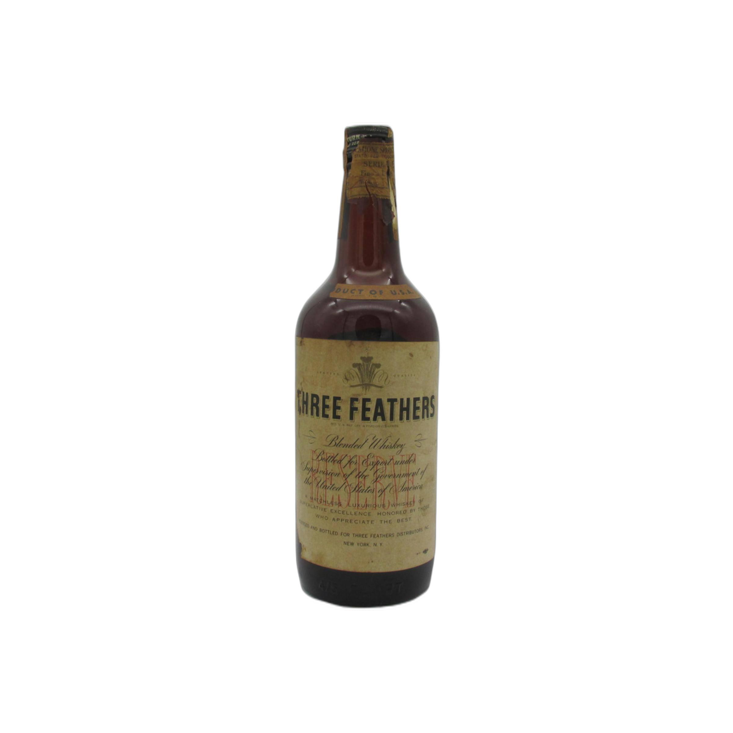 Three Feathers Blended Whiskey