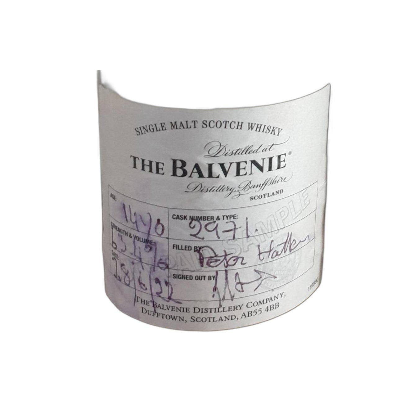 The Balvenie 14 Years Single Malt Whisky