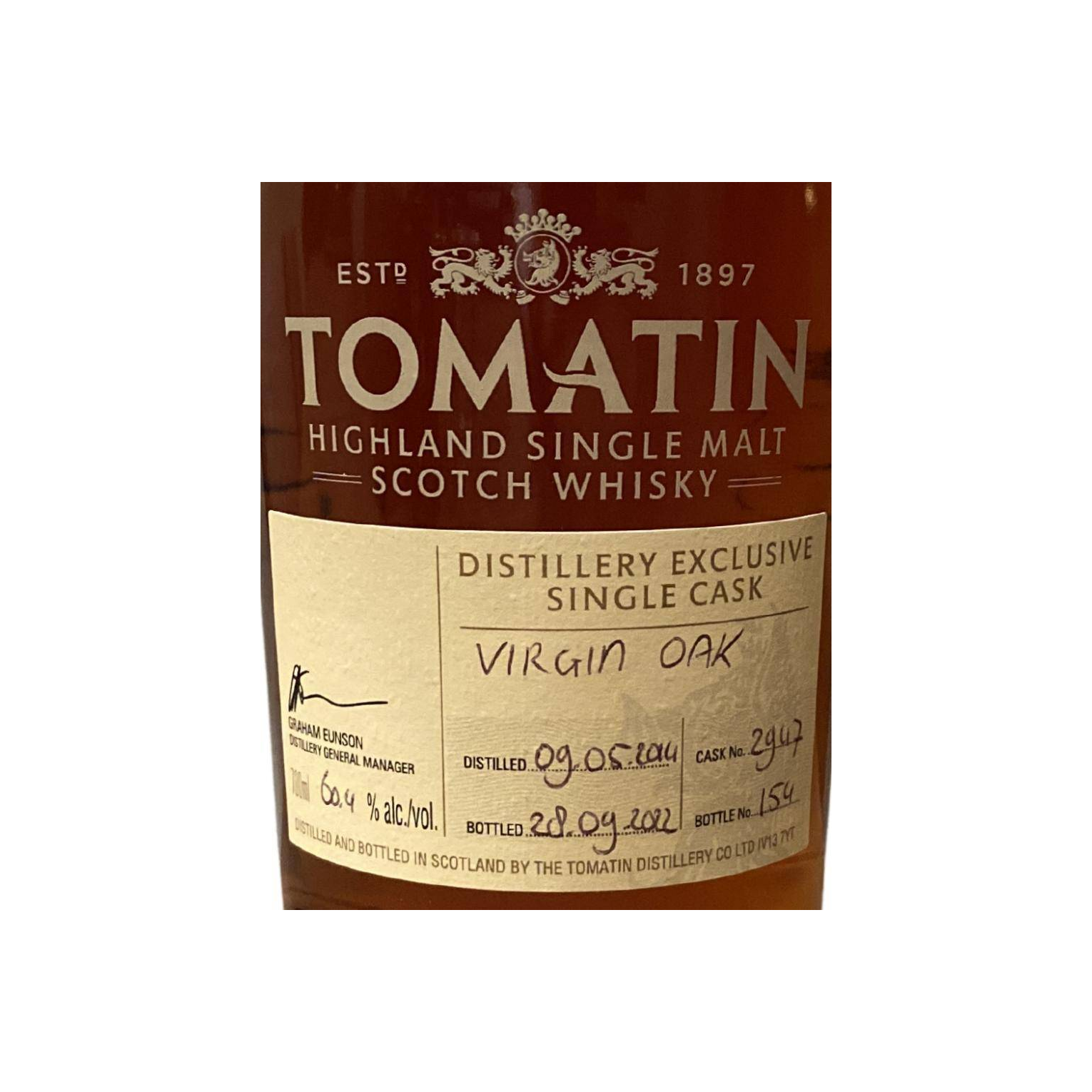 Tomatin 2014 8 Years Single Malt Whisky 2