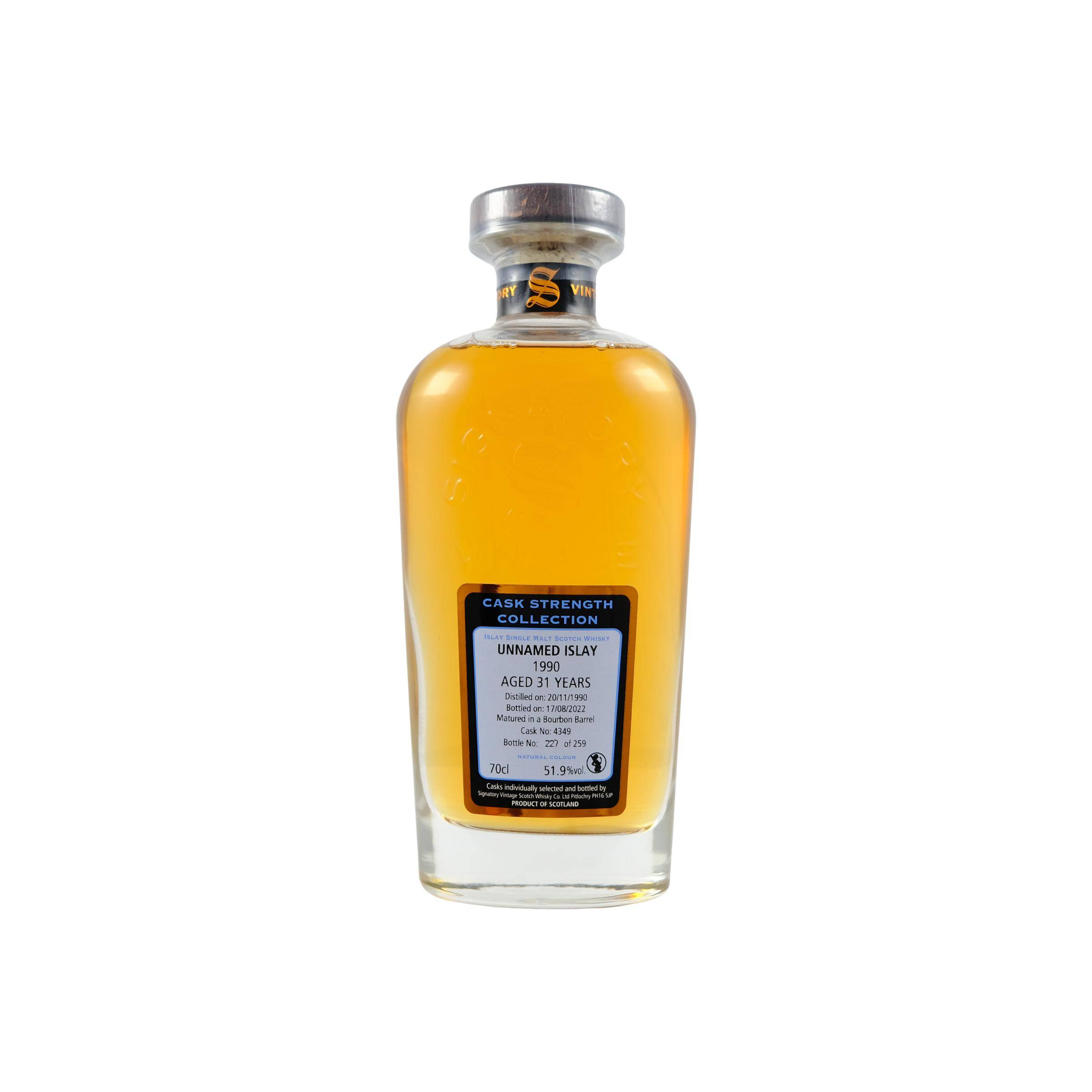 Signatory Vintage Cask Strength Collection 1990 31 Years Single Malt Whisky