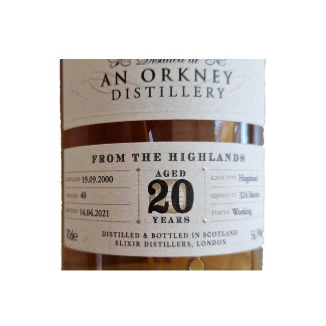 Elixir Distillers The Single Malts of Scotland 2000 20 Years Single Malt Whisky 3