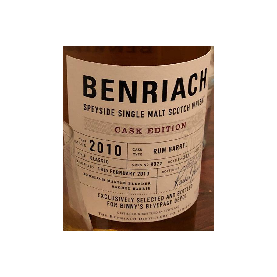 BenRiach 2010 11 Years Single Malt Whisky