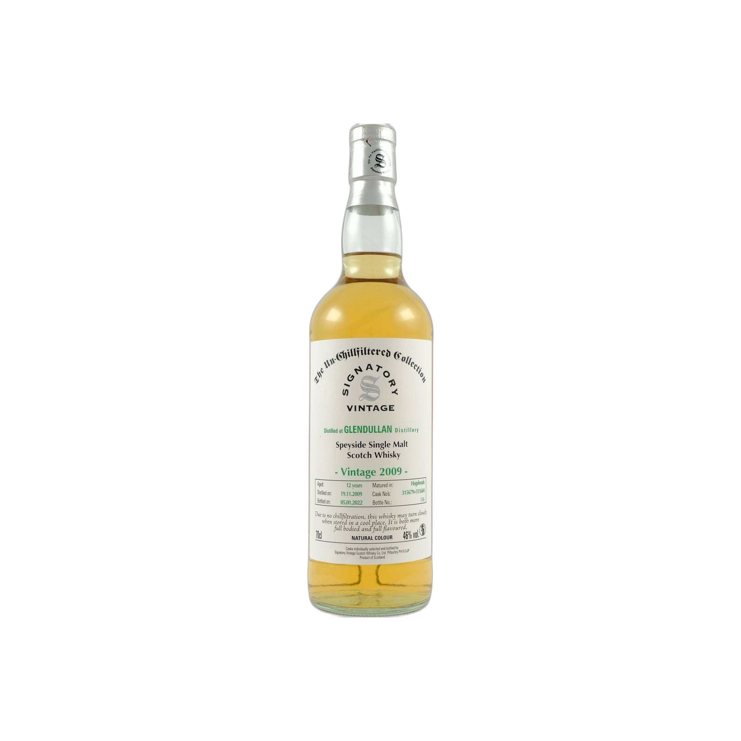 Glendullan The Un-Chillfiltered Collection 2009 12 Years Single Malt Whisky