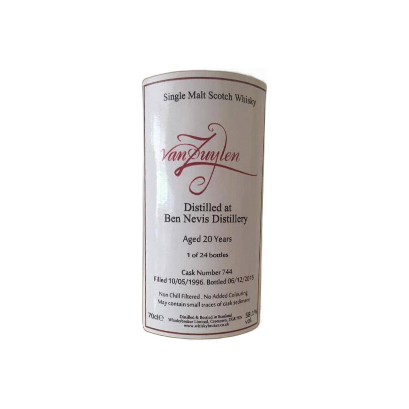Ben Nevis 1996 20 Years Single Malt Whisky 2
