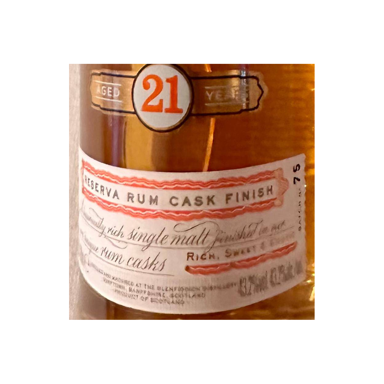 Glenfiddich 21 Years Single Malt Whisky 2