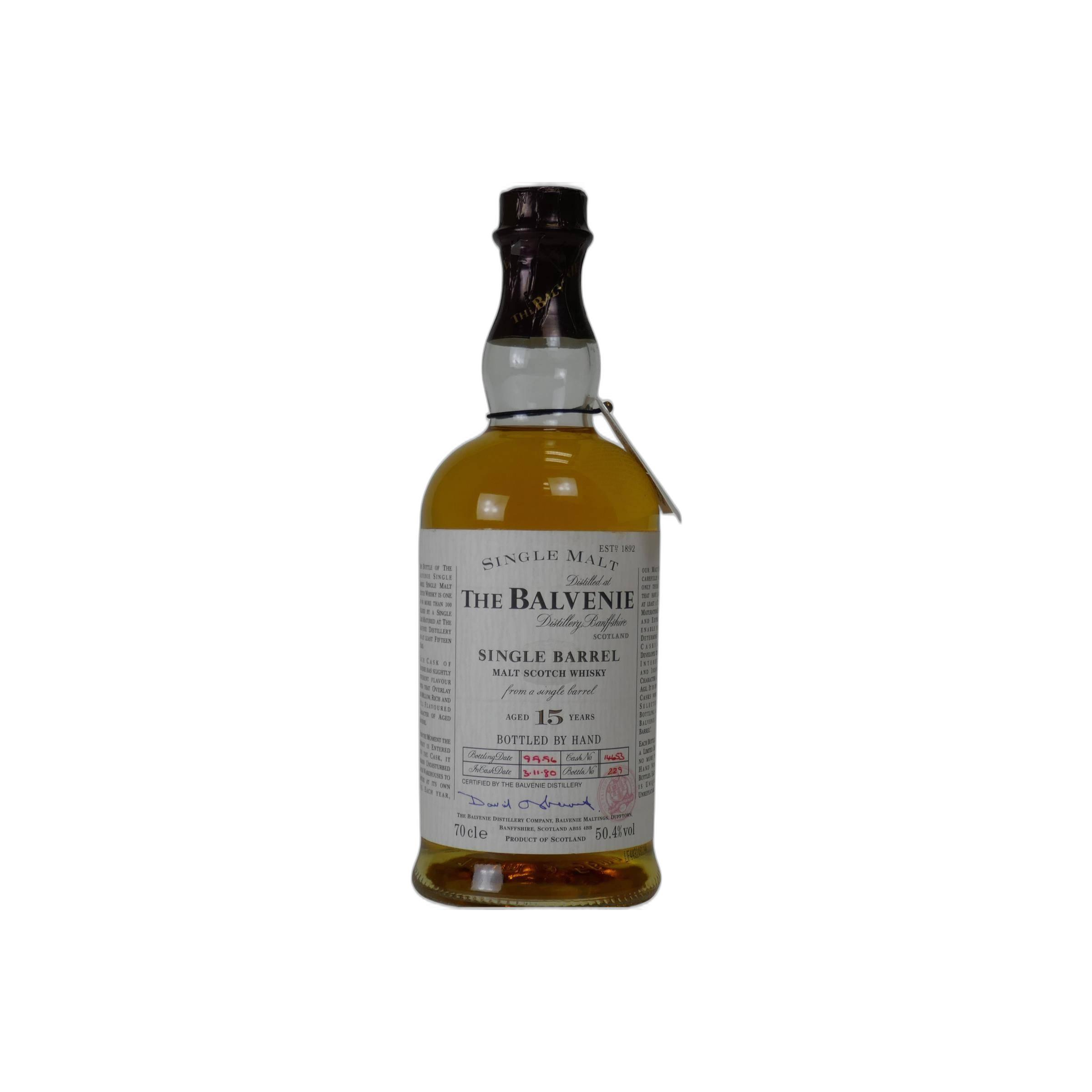 The Balvenie Single Cask 1980 15 Years Single Malt Whisky