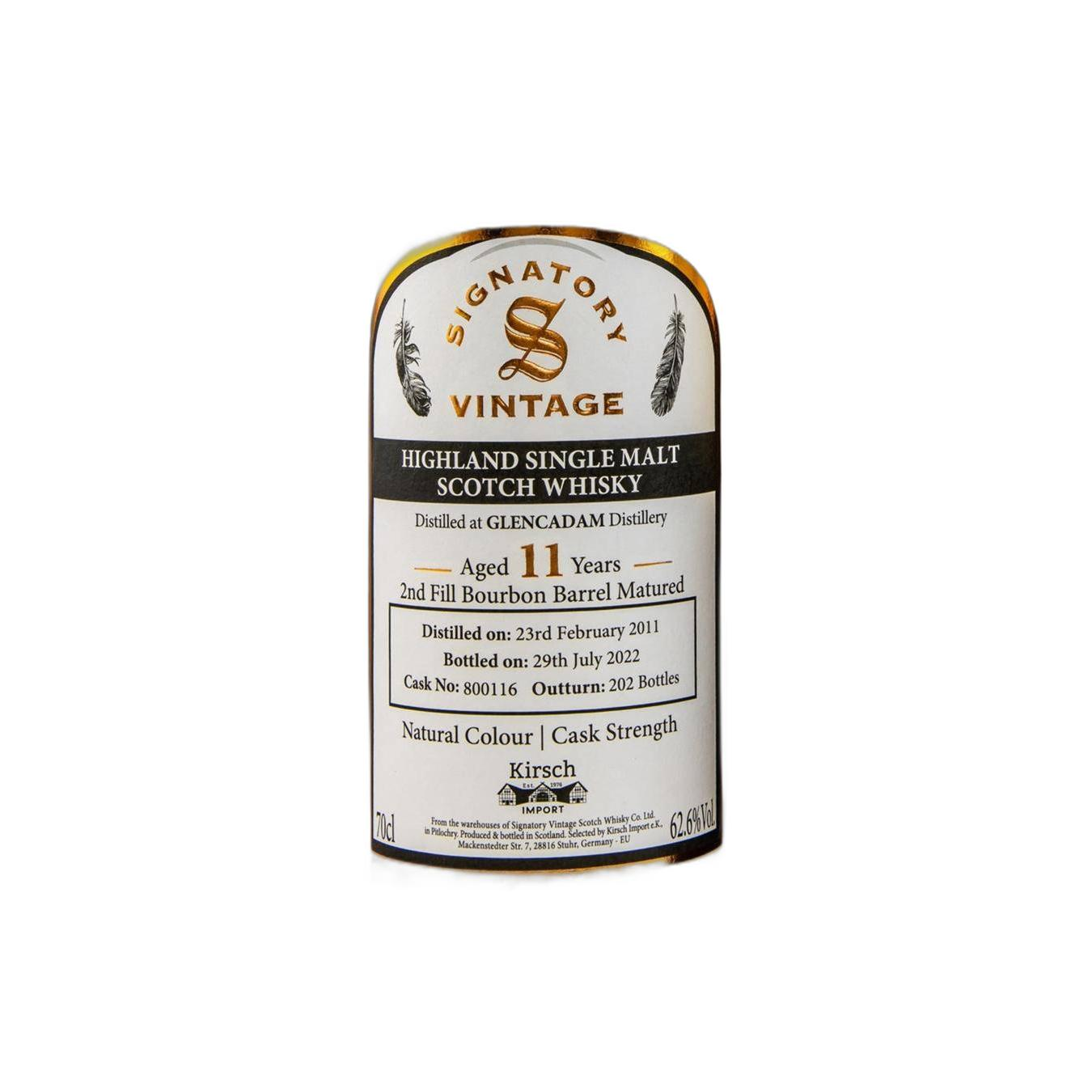Glencadam 2011 11 Years Single Malt Whisky 3