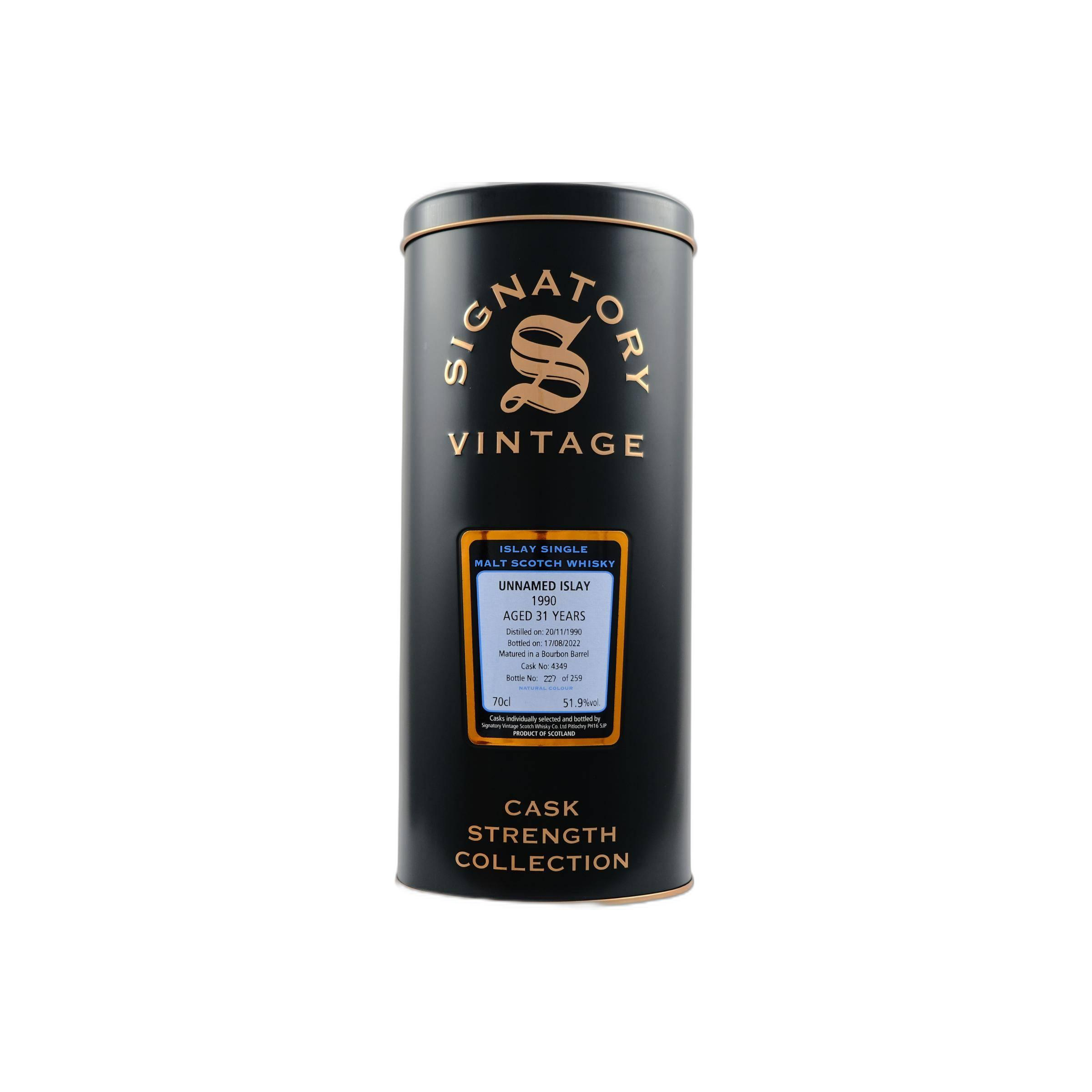 Signatory Vintage Cask Strength Collection 1990 31 Years Single Malt Whisky 2