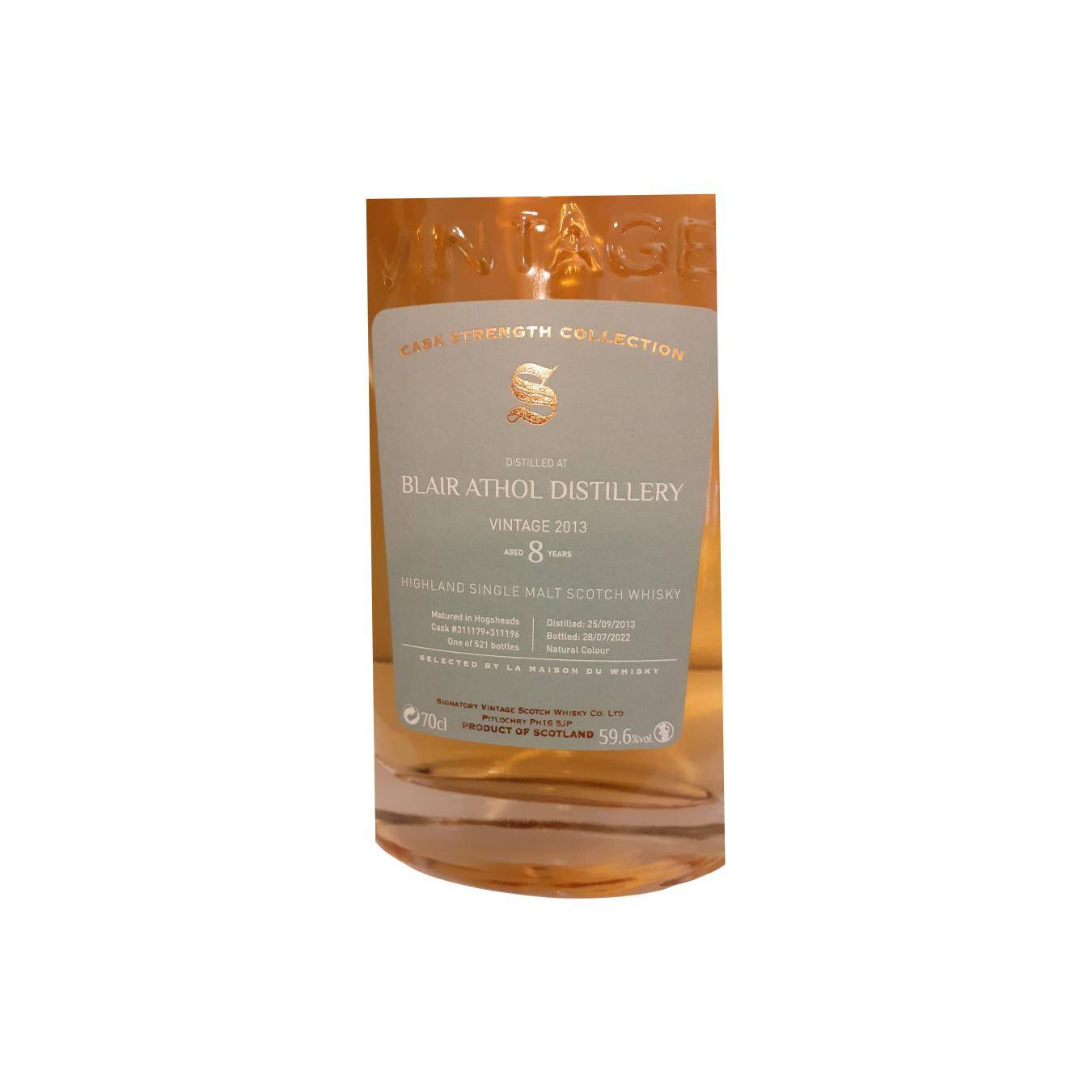 Blair Athol Cask Strength Collection 2013 8 Years Single Malt Whisky 2