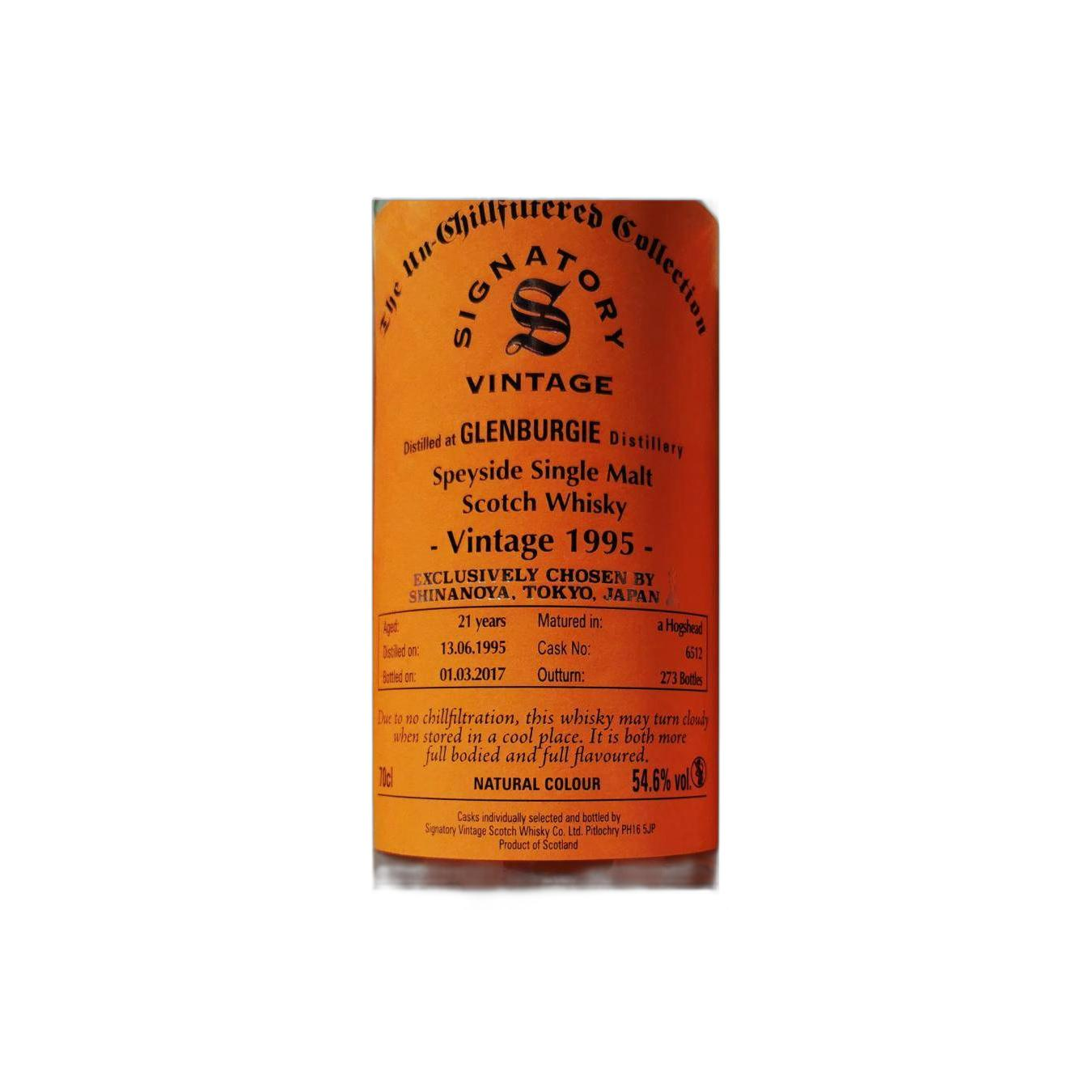 Glenburgie The Un-Chillfiltered Collection 1995 21 Years Single Malt Whisky