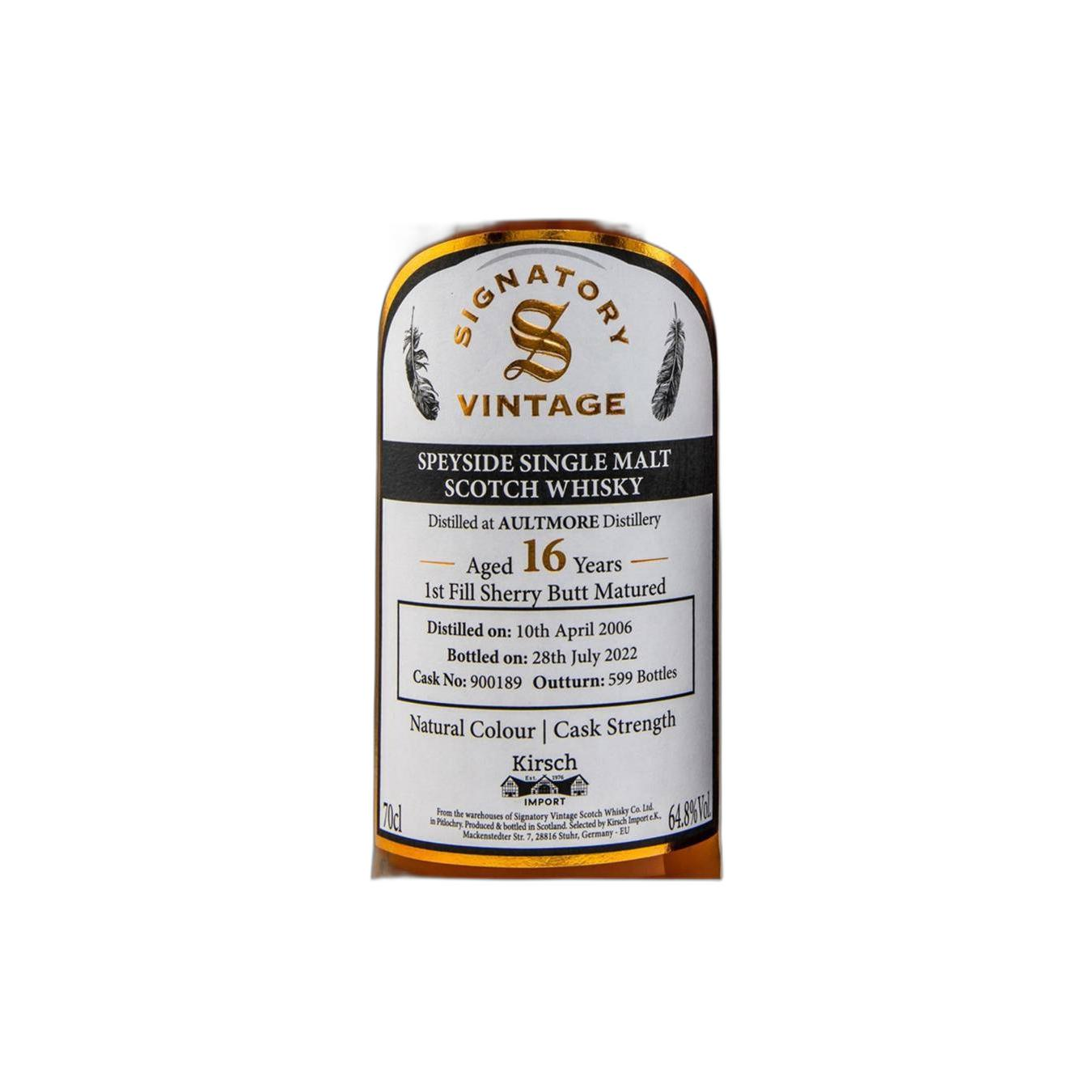Aultmore 2006 16 Years Single Malt Whisky 2