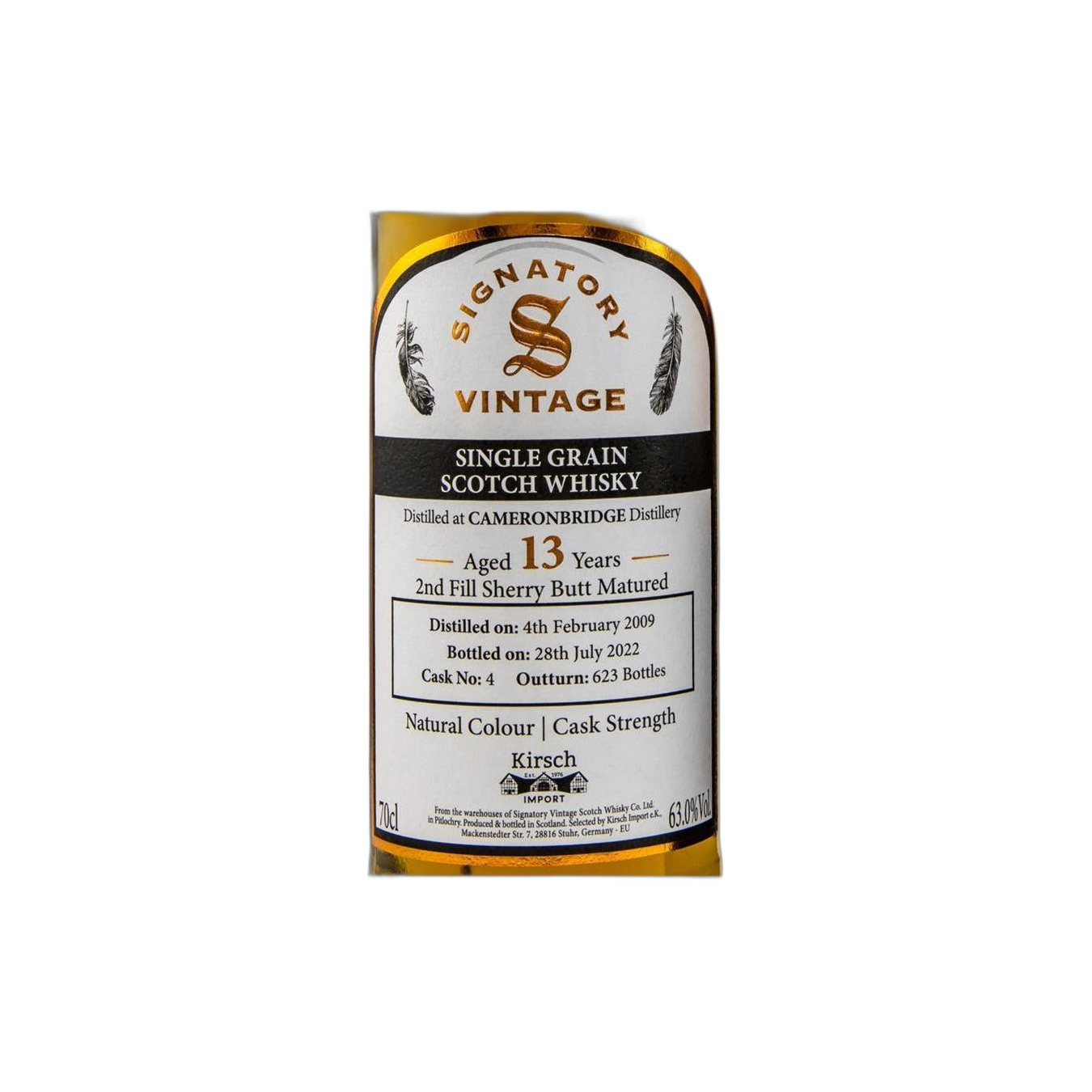 Cameronbridge 2009 13 Years Single Grain Whisky 2
