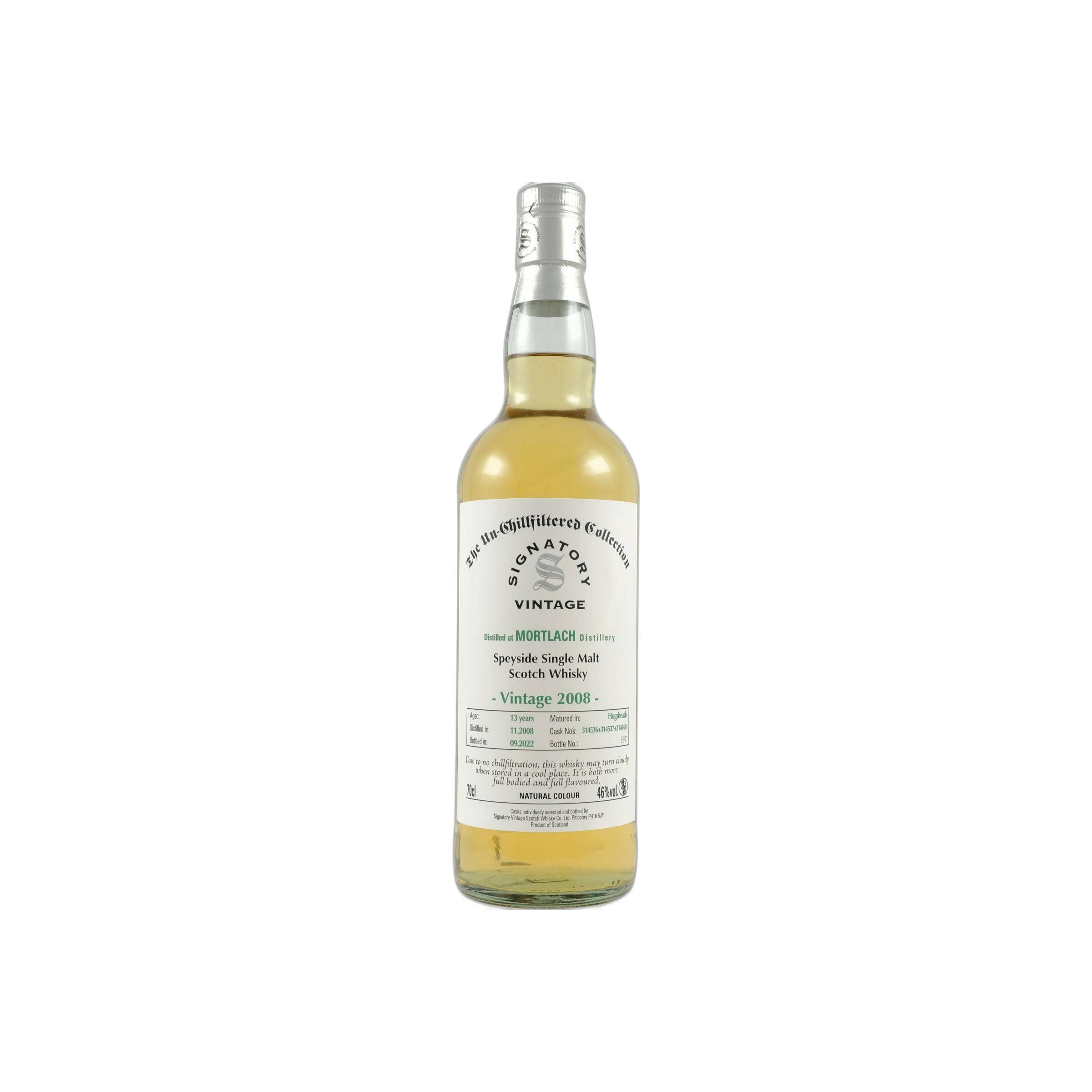 Mortlach The Un-Chillfiltered Collection 2008 13 Years Single Malt Whisky