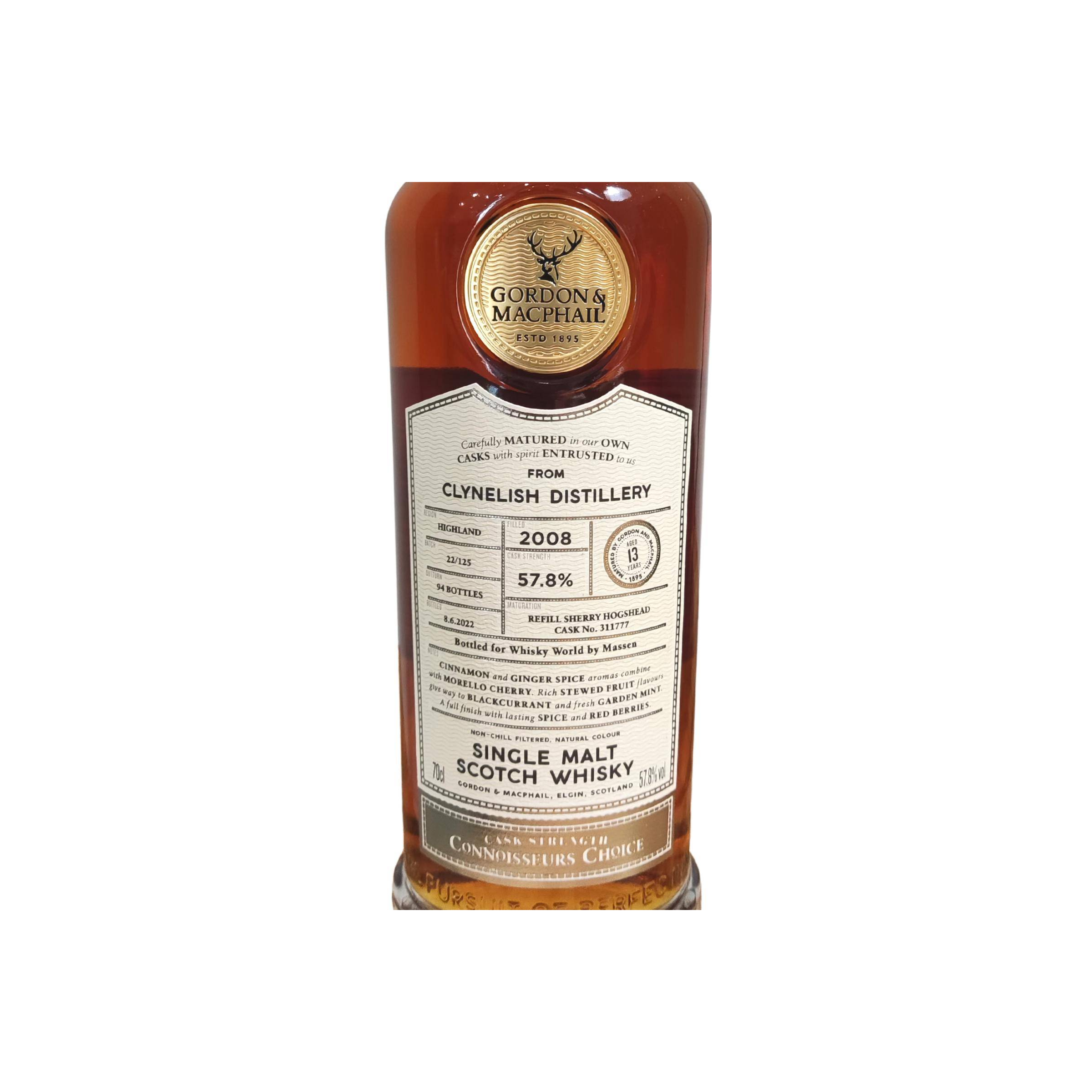 Clynelish Connoisseurs Choice - Cask Strength 2008 13 Years Single Malt Whisky 2