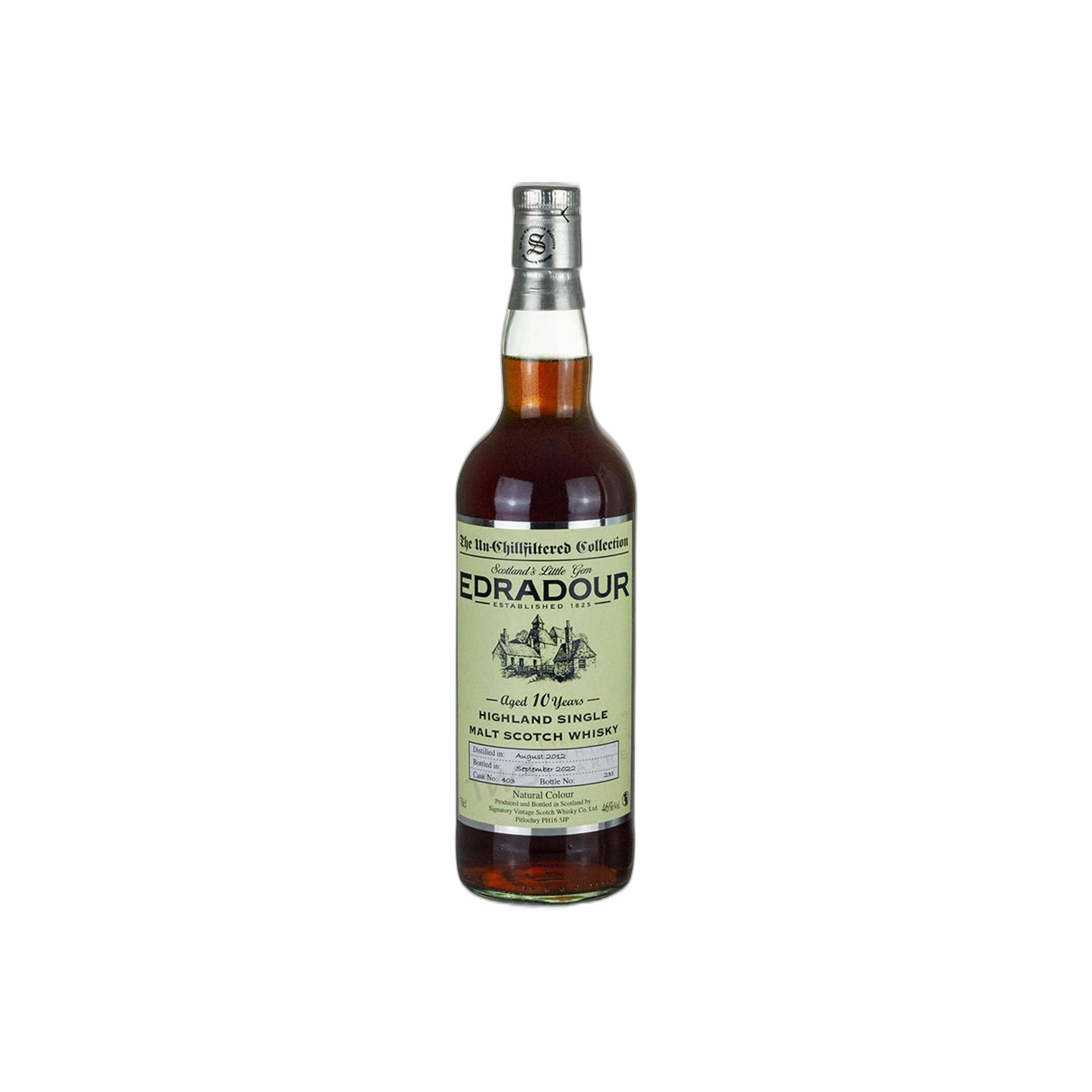 Edradour The Un-Chillfiltered Collection 2012 10 Years Single Malt Whisky 3