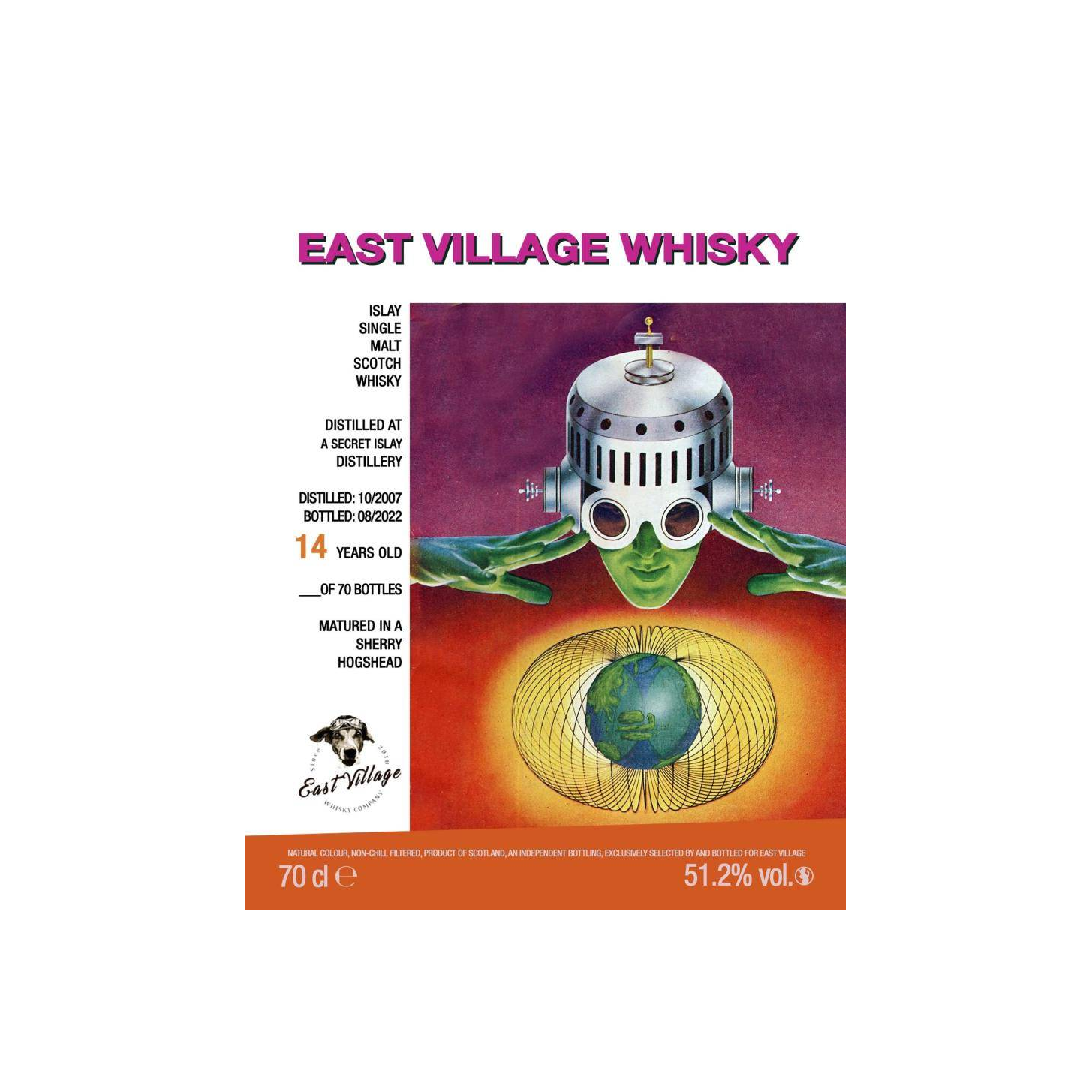 East Village Whisky Company 2007 14 Years Single Malt Whisky 3