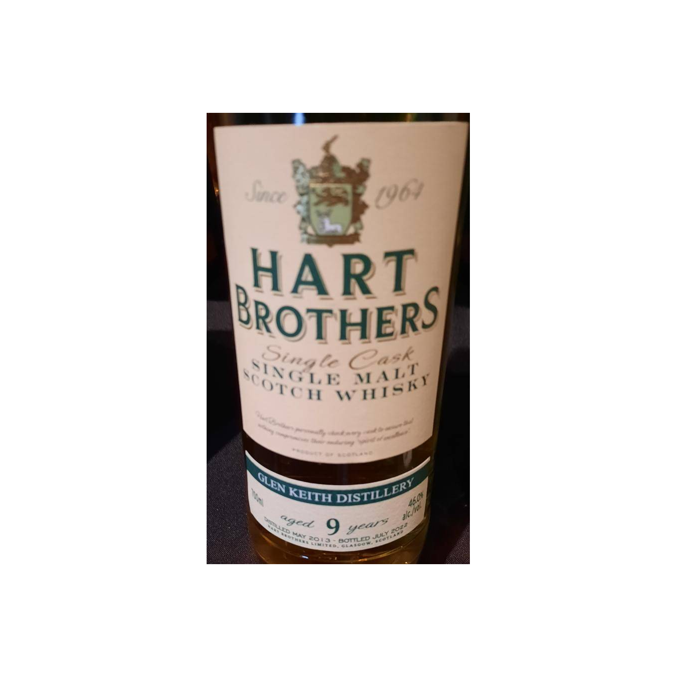 Glen Keith Single Cask 2013 9 Years Single Malt Whisky