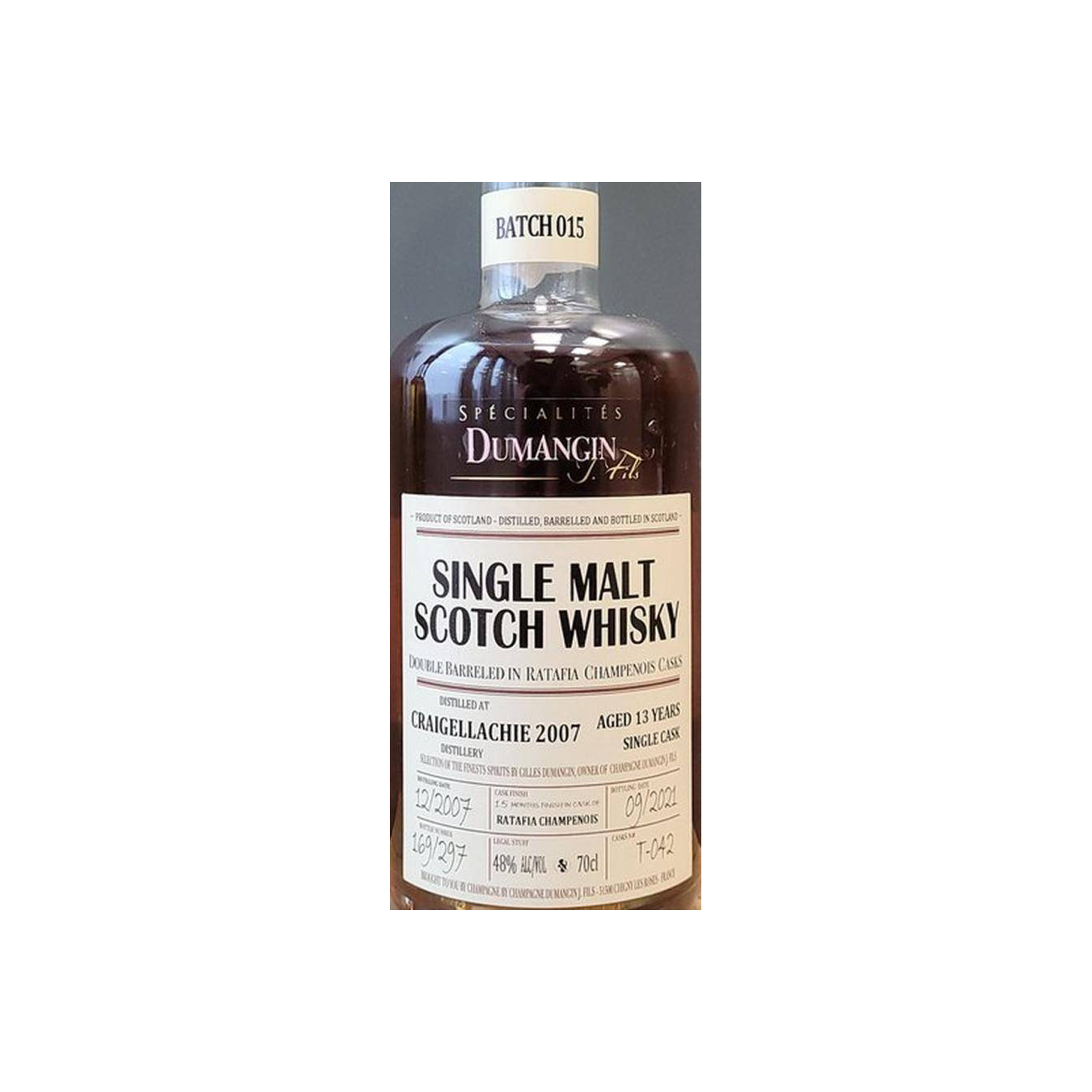 Craigellachie Single Cask 2007 13 Years Single Malt Whisky