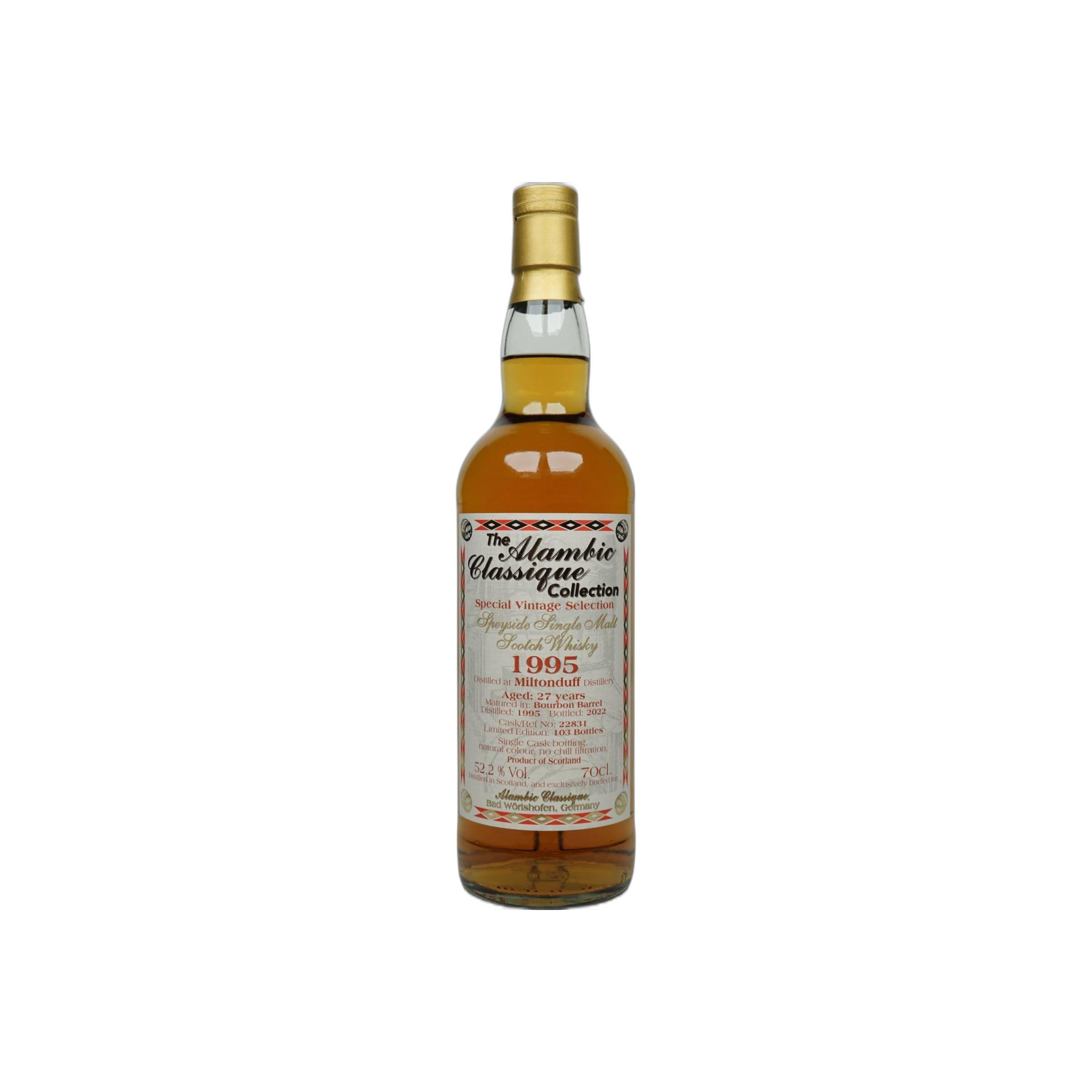Miltonduff 1995 27 Years Single Malt Whisky
