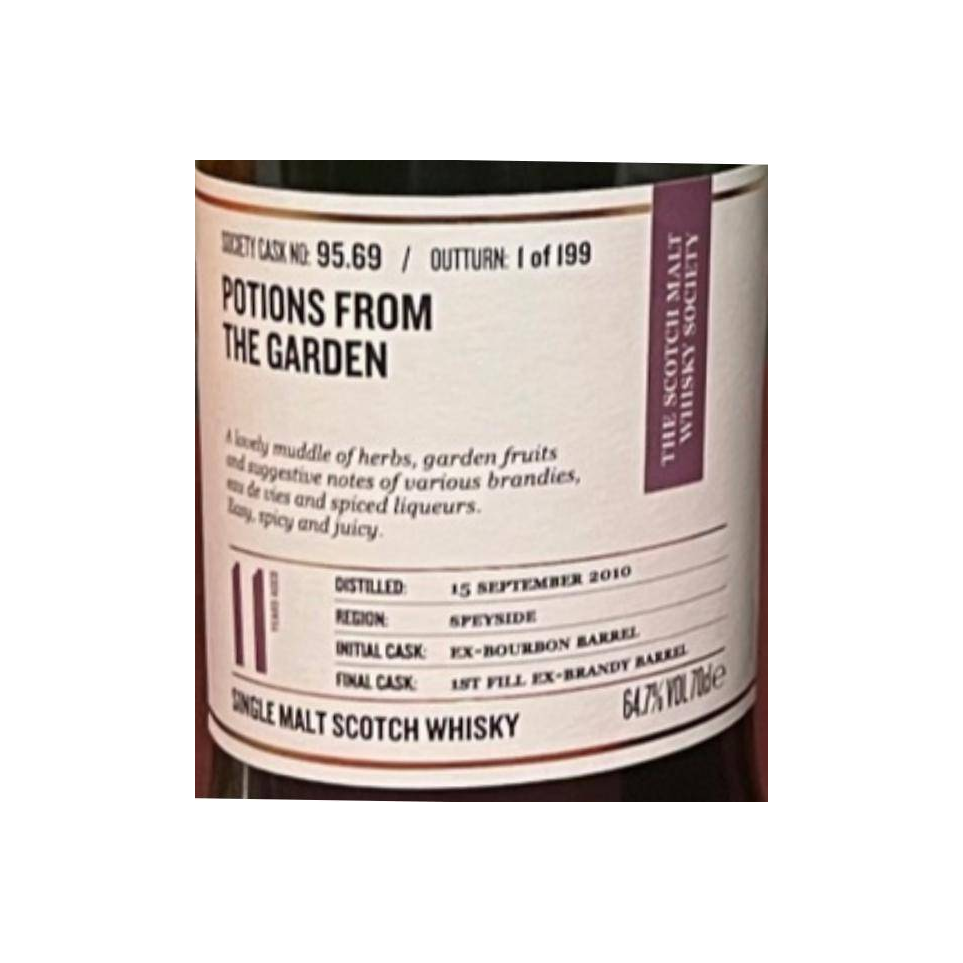 The Scotch Malt Whisky Society 2010 11 Years Single Malt Whisky