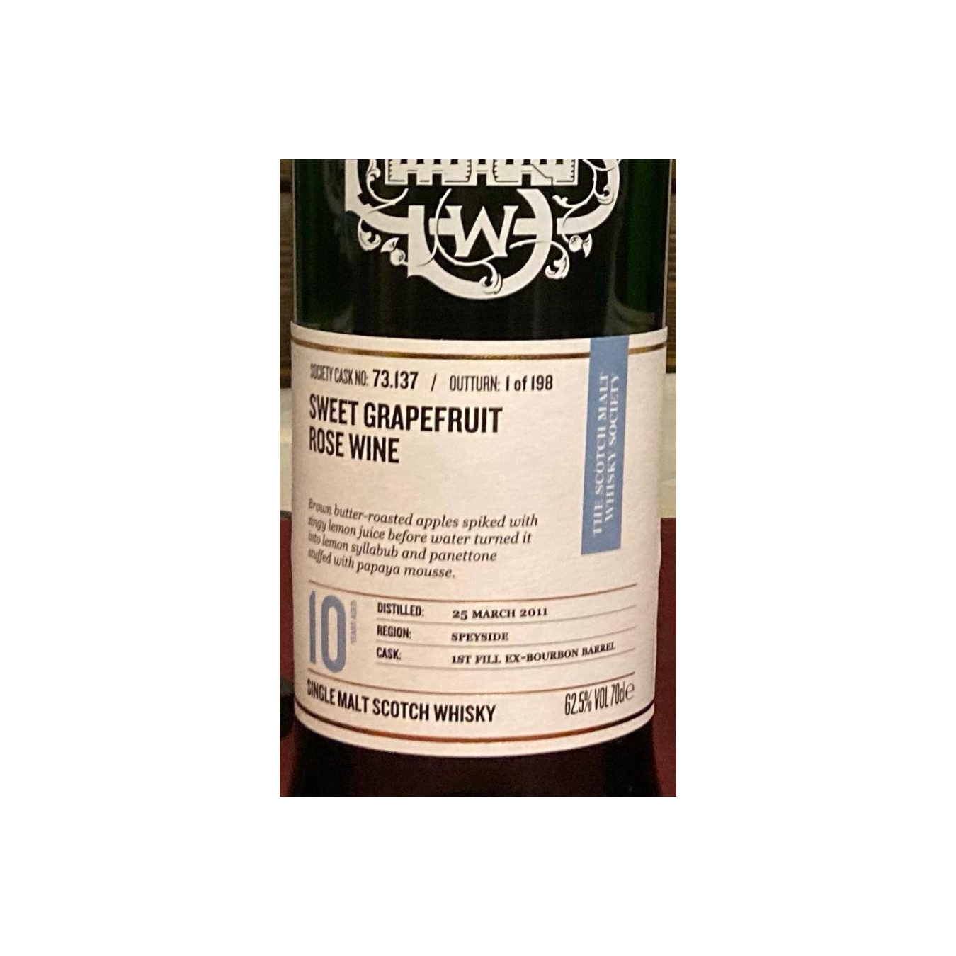 The Scotch Malt Whisky Society 2011 10 Years Single Malt Whisky