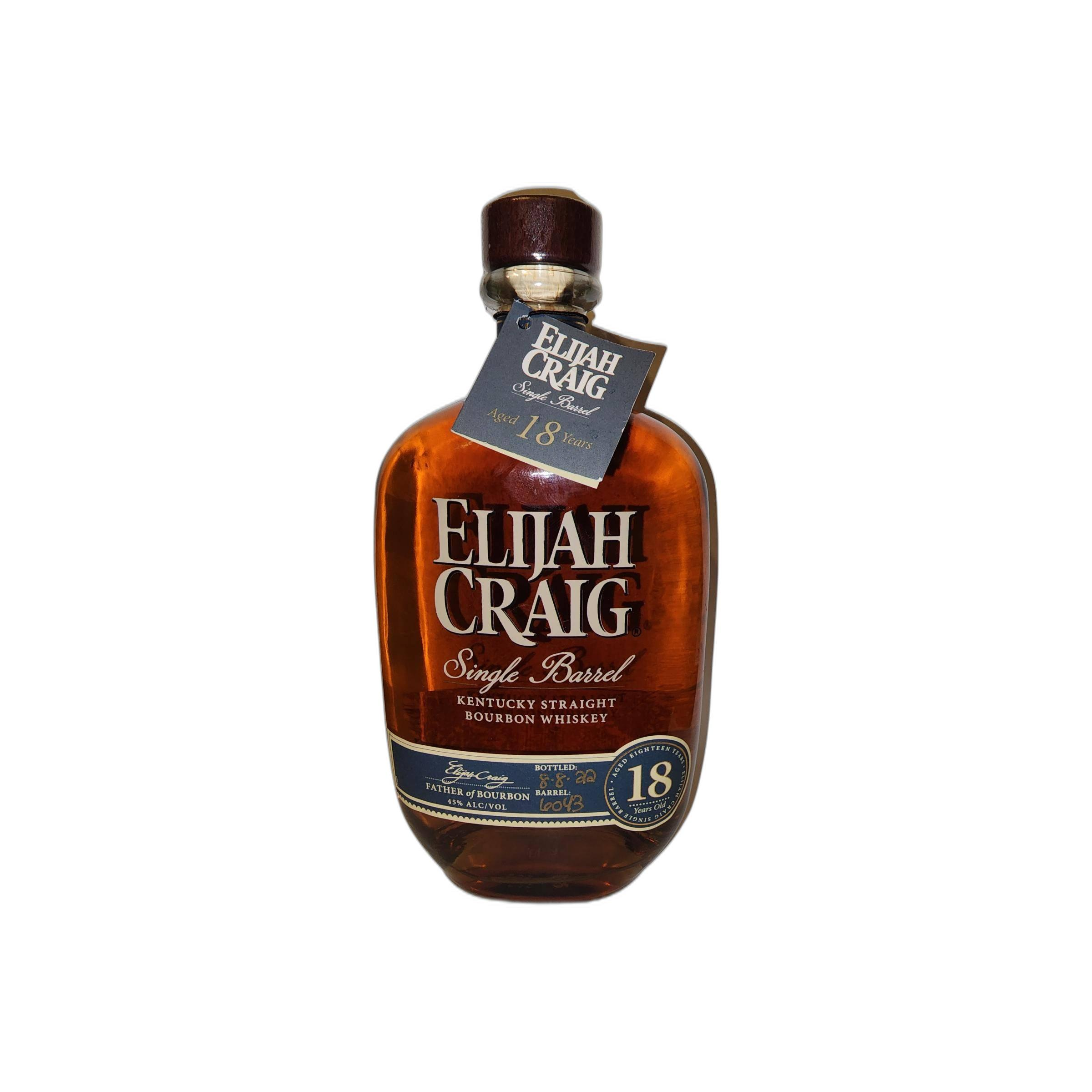 Elijah Craig Single Cask 18 Years Bourbon Whisky