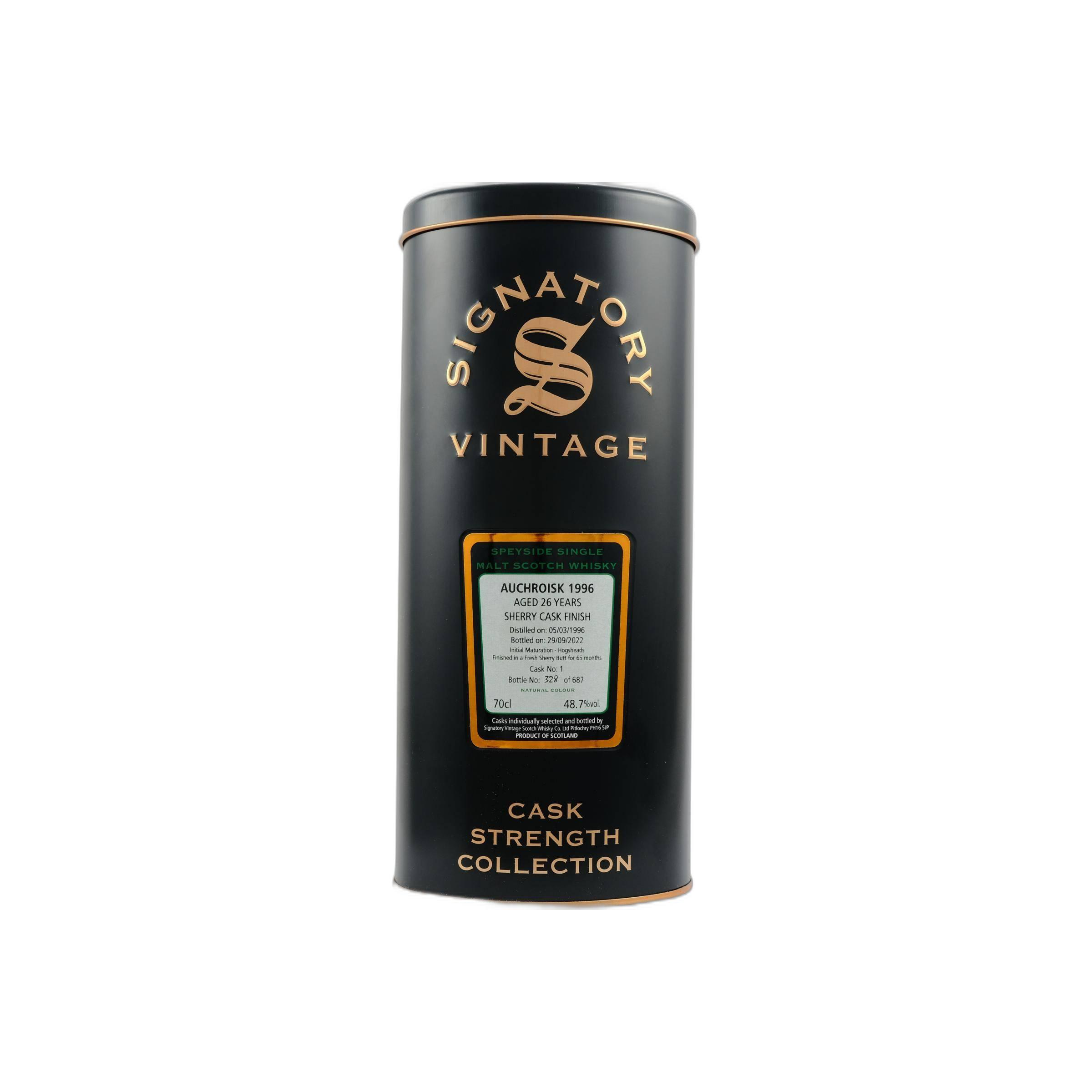 Auchroisk Cask Strength Collection 1996 25 Years Single Malt Whisky 2