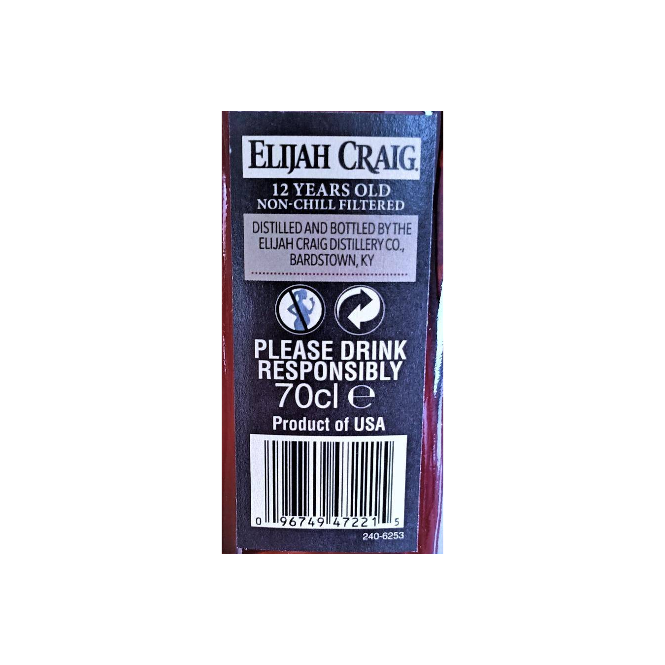 Elijah Craig 12 Years Bourbon Whisky 3