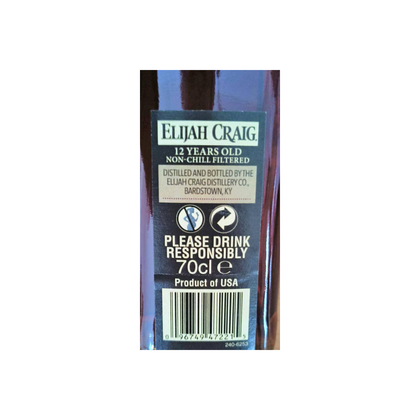 Elijah Craig 12 Years Bourbon Whisky 3