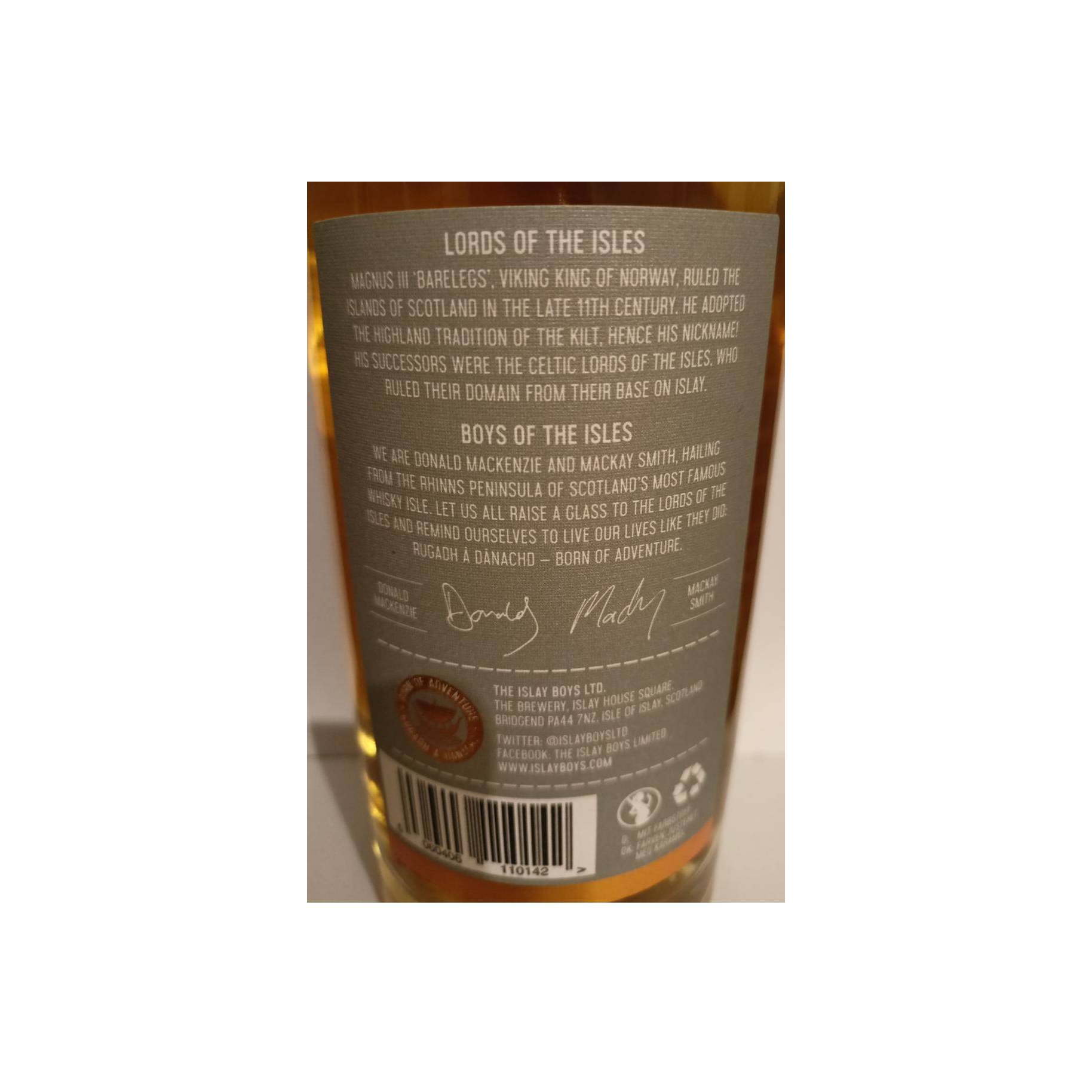 Bårelegs Islay Single Malt 2
