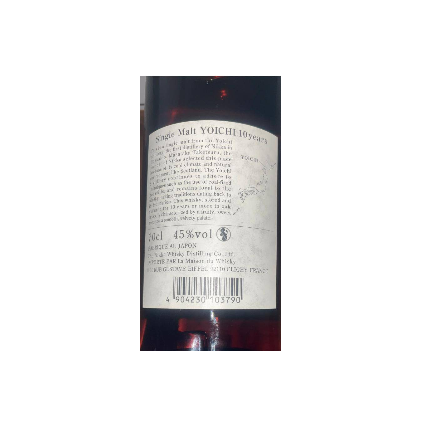 Yoichi 10 Years Single Malt Whisky 3