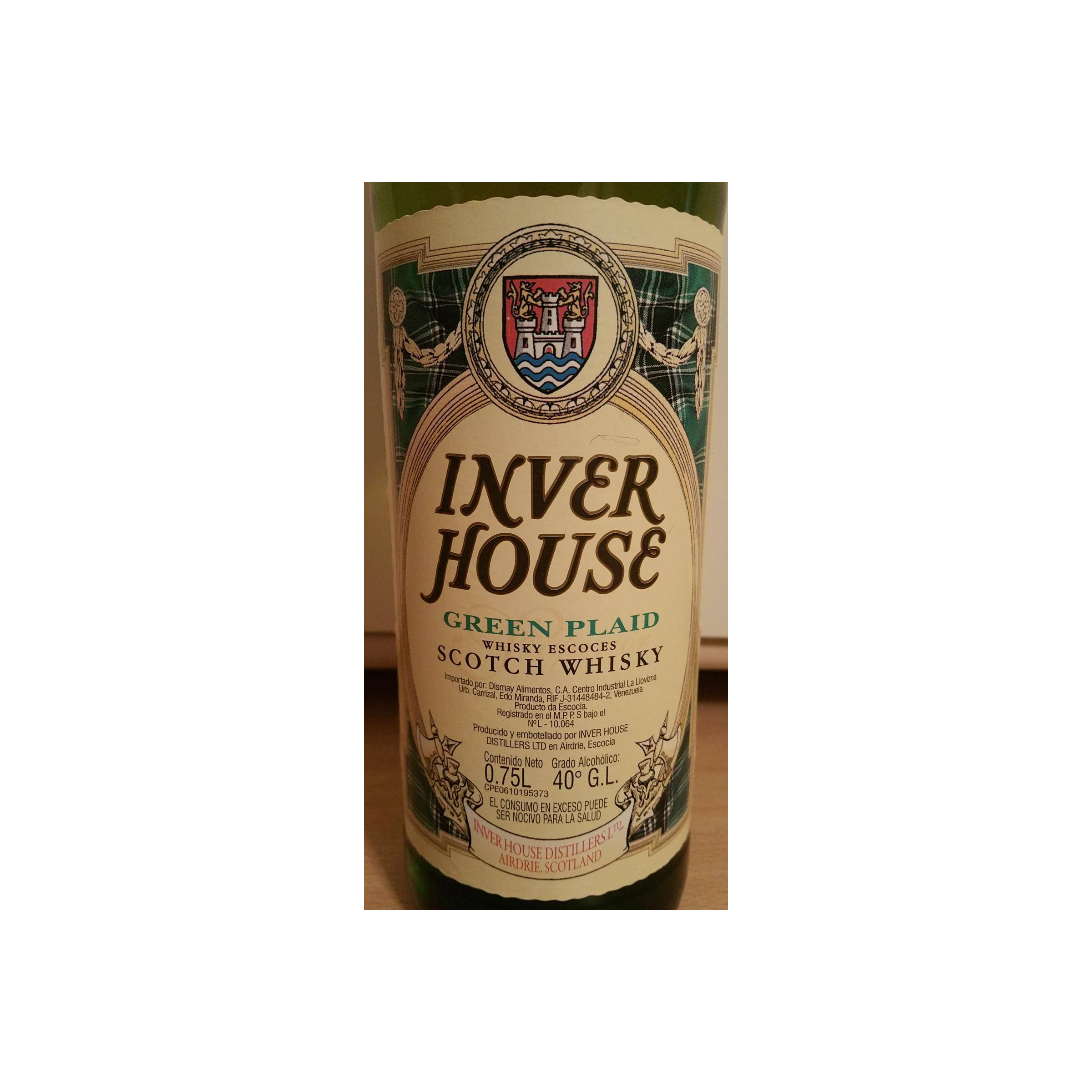 Inver House Green Plaid 3