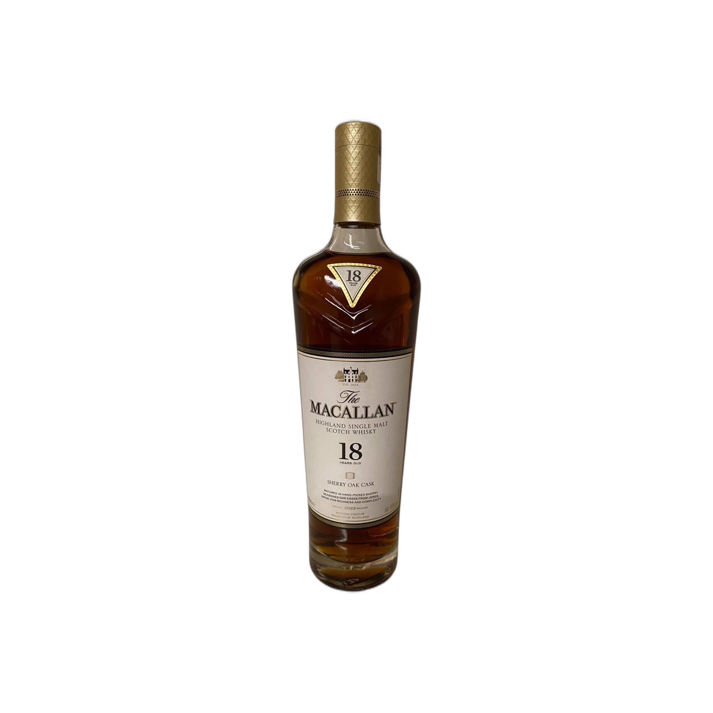 The Macallan 18 Years Single Malt Whisky