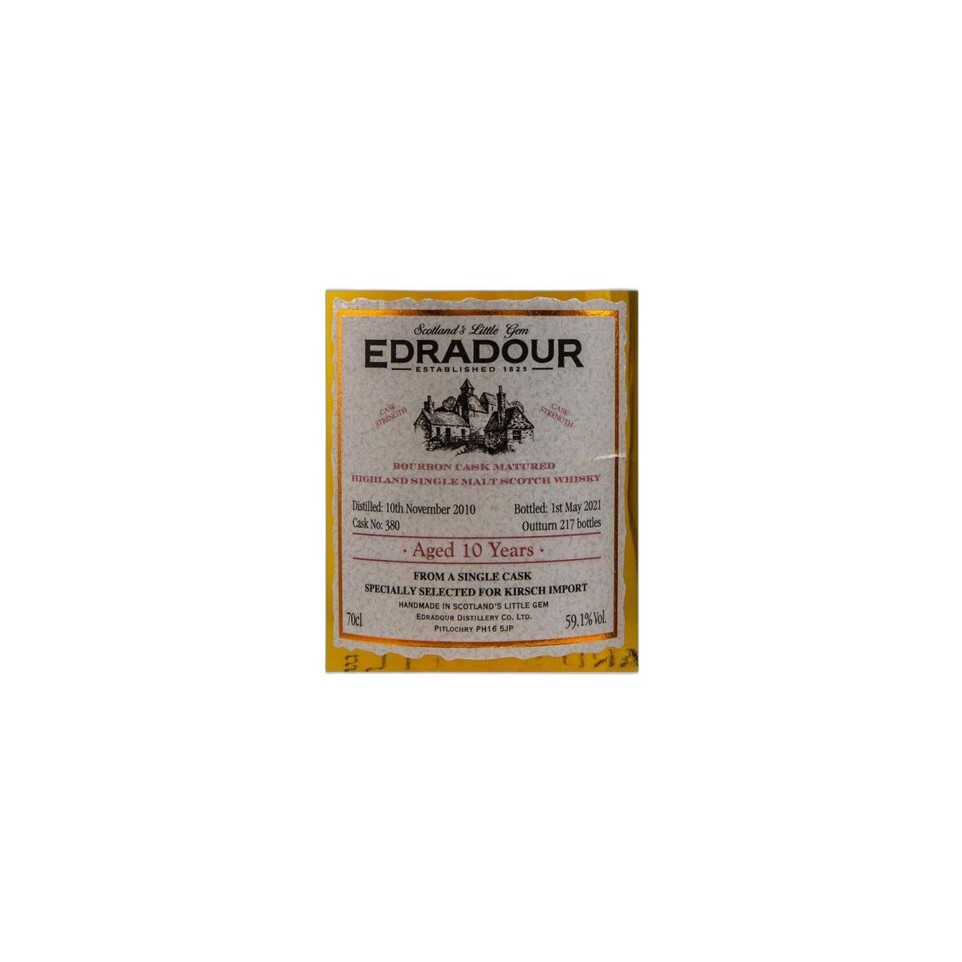 Edradour 2010 10 Years Single Malt Whisky 3