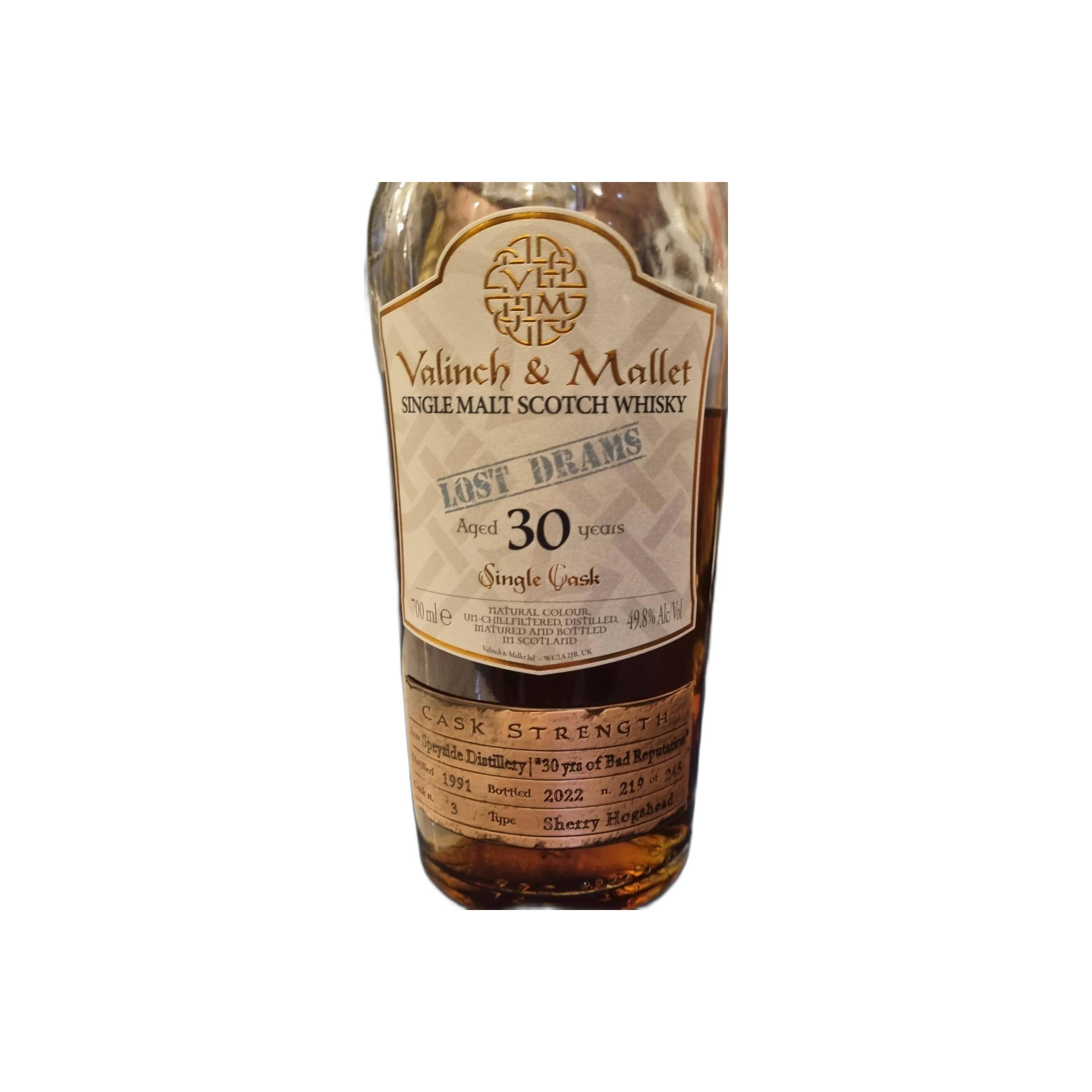 Spey 1991 30 Years Single Malt Whisky