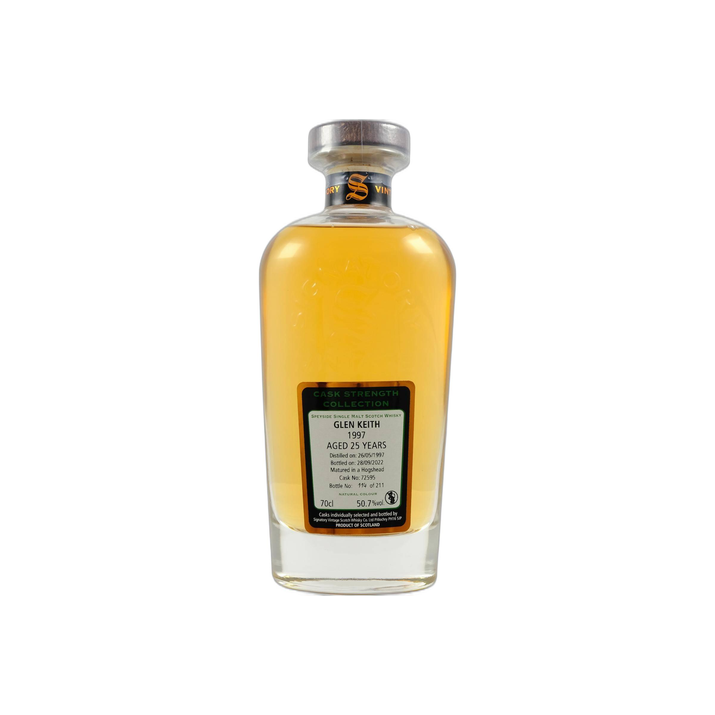 Glen Keith Cask Strength Collection 1997 25 Years Single Malt Whisky