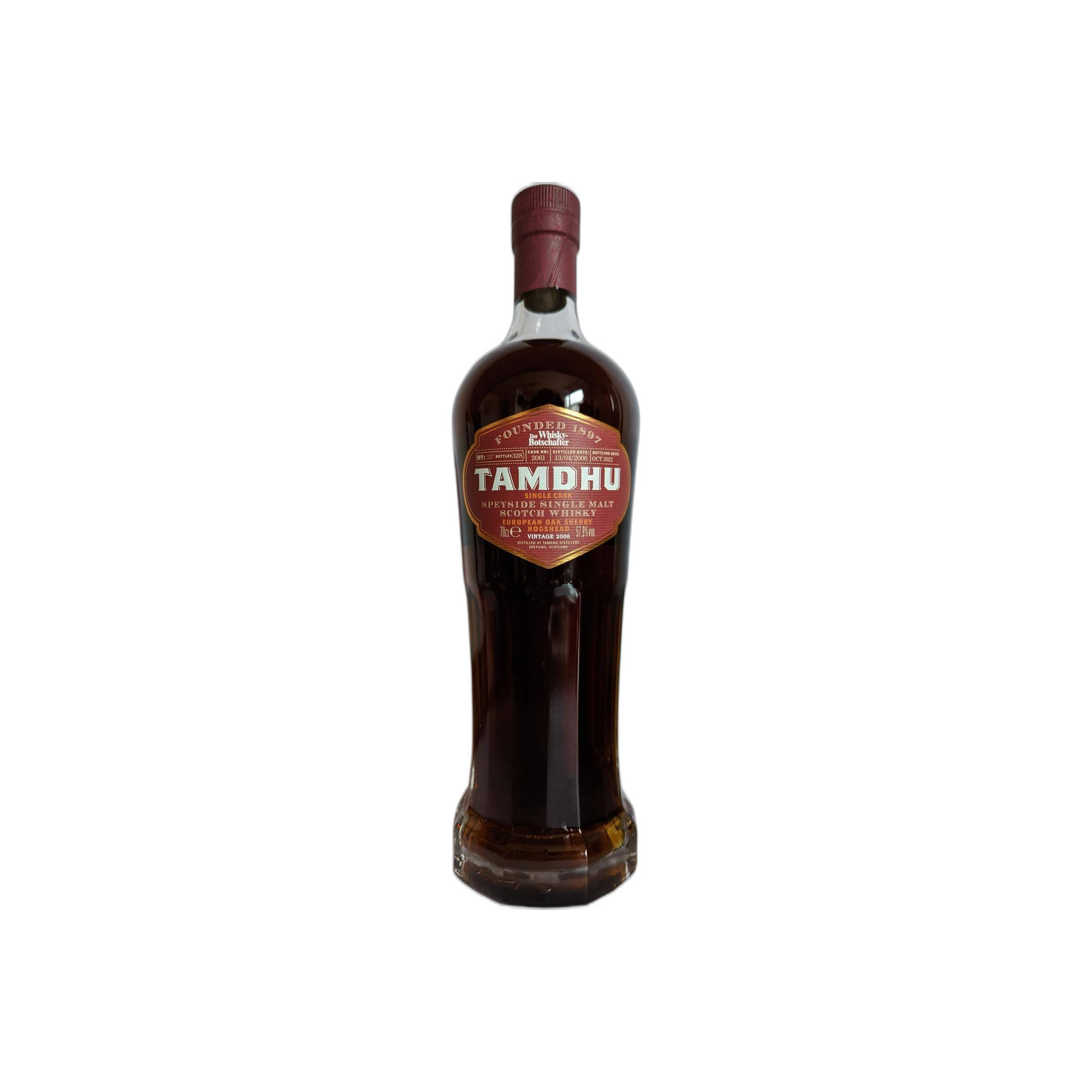 Tamdhu Single Cask 2006 16 Years Single Malt Whisky