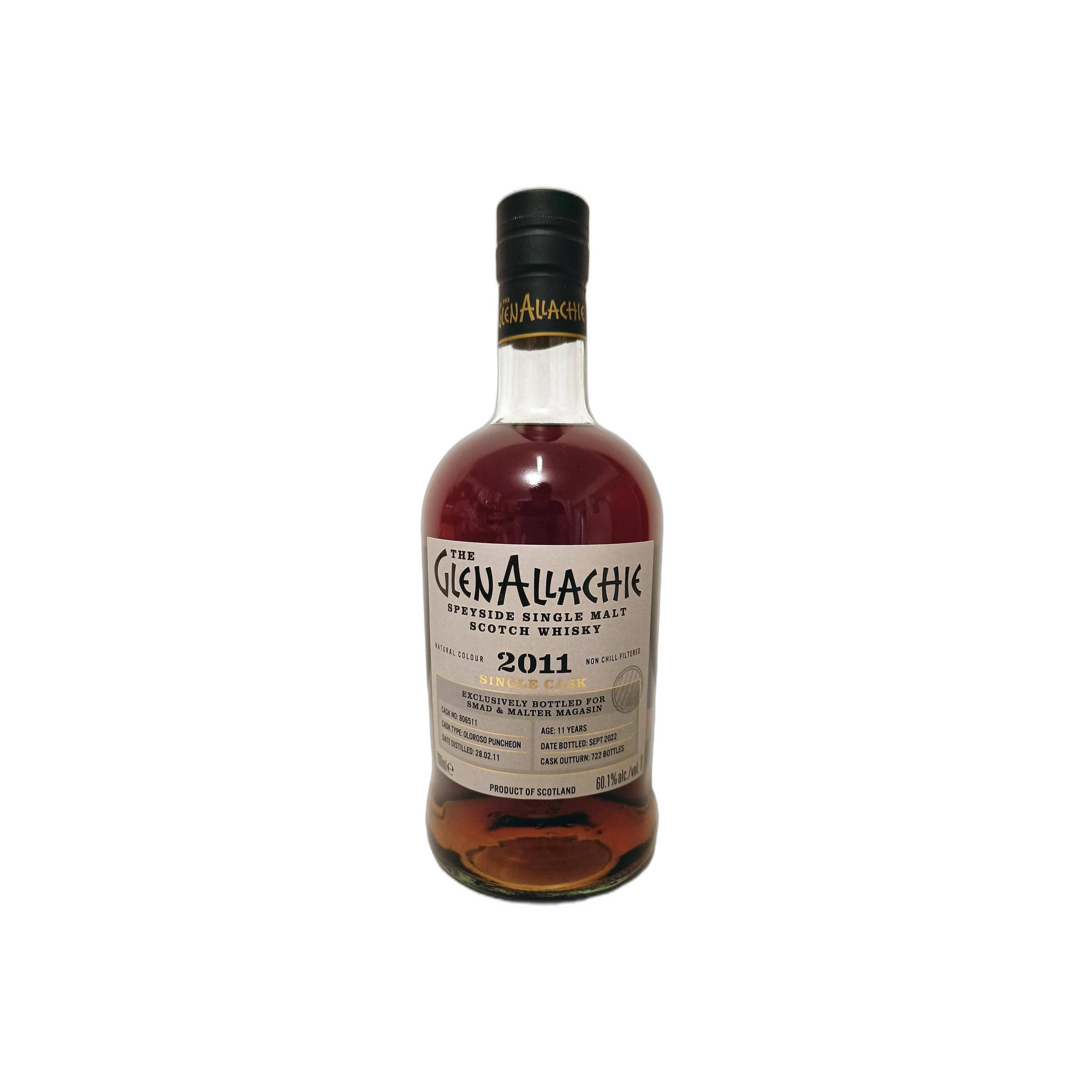 The GlenAllachie Single Cask 2011 11 Years Single Malt Whisky