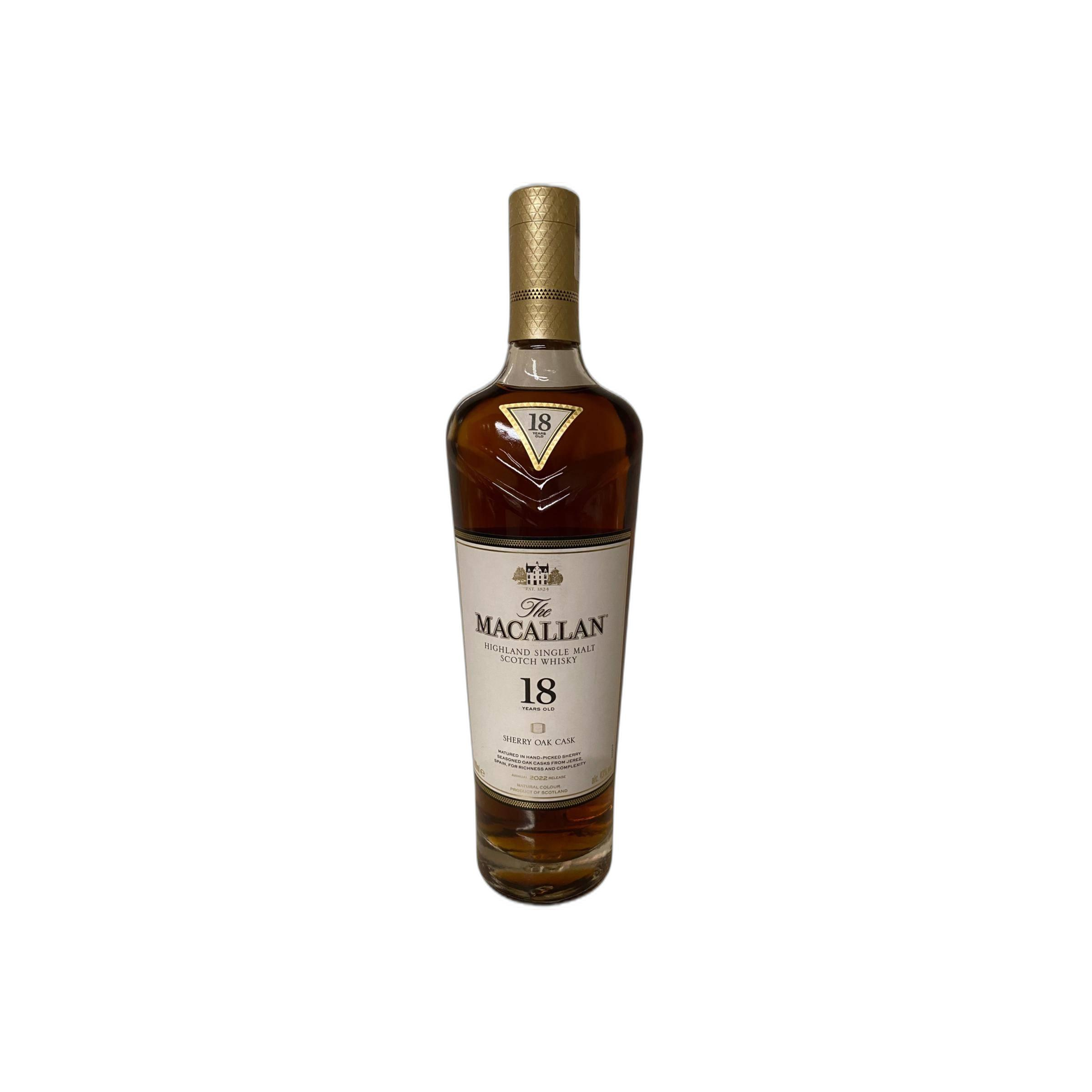 The Macallan 18 Years Single Malt Whisky