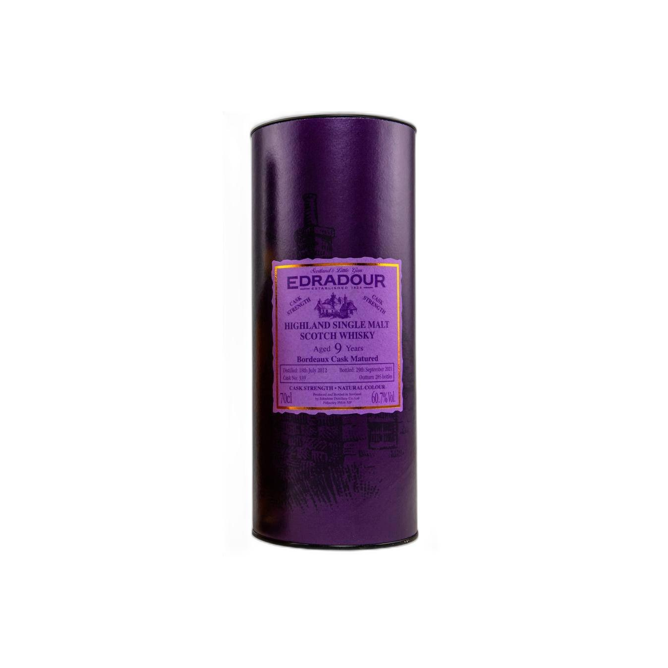 Edradour 2012 9 Years Single Malt Whisky 3