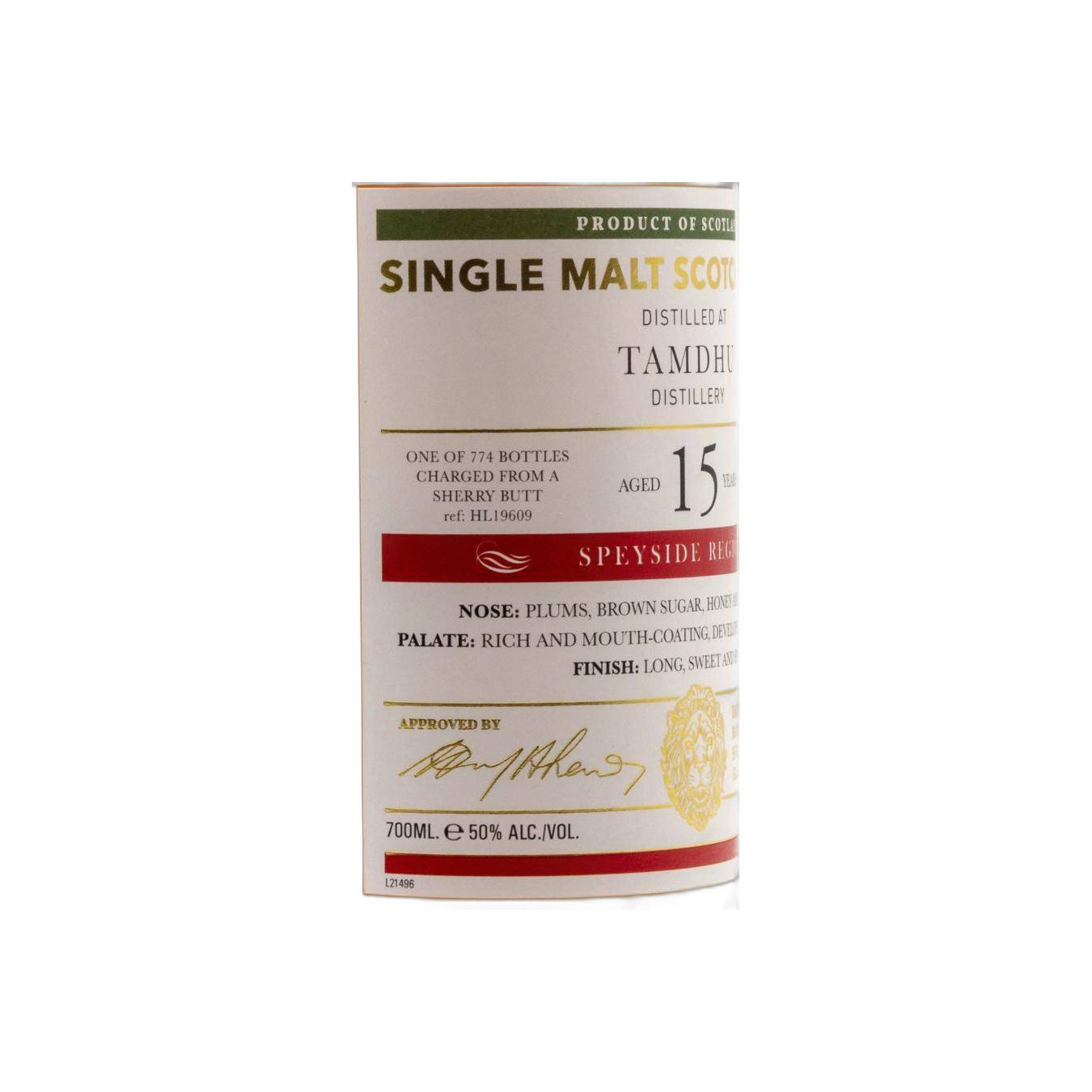 Tamdhu Old Malt Cask 2007 15 Years Single Malt Whisky 2