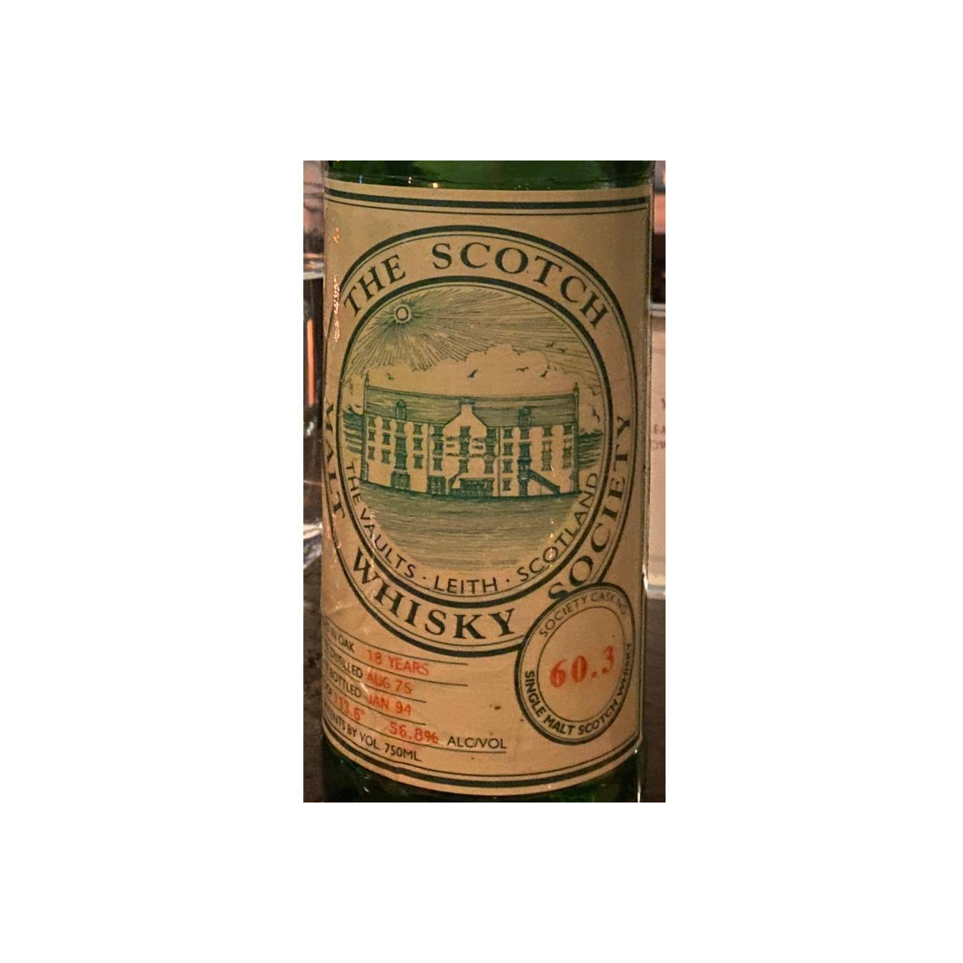 The Scotch Malt Whisky Society 1975 18 Years Single Malt Whisky