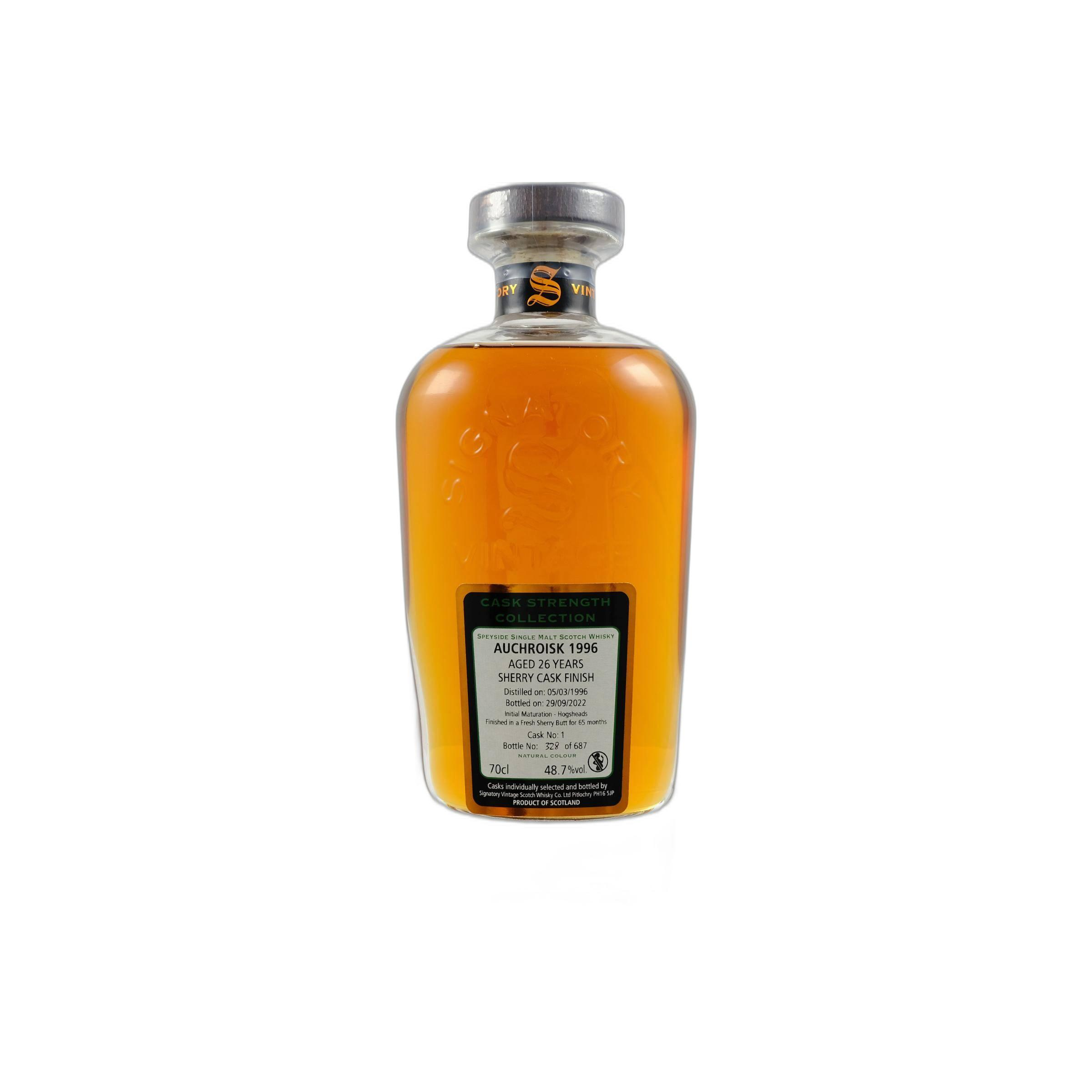 Auchroisk Cask Strength Collection 1996 25 Years Single Malt Whisky