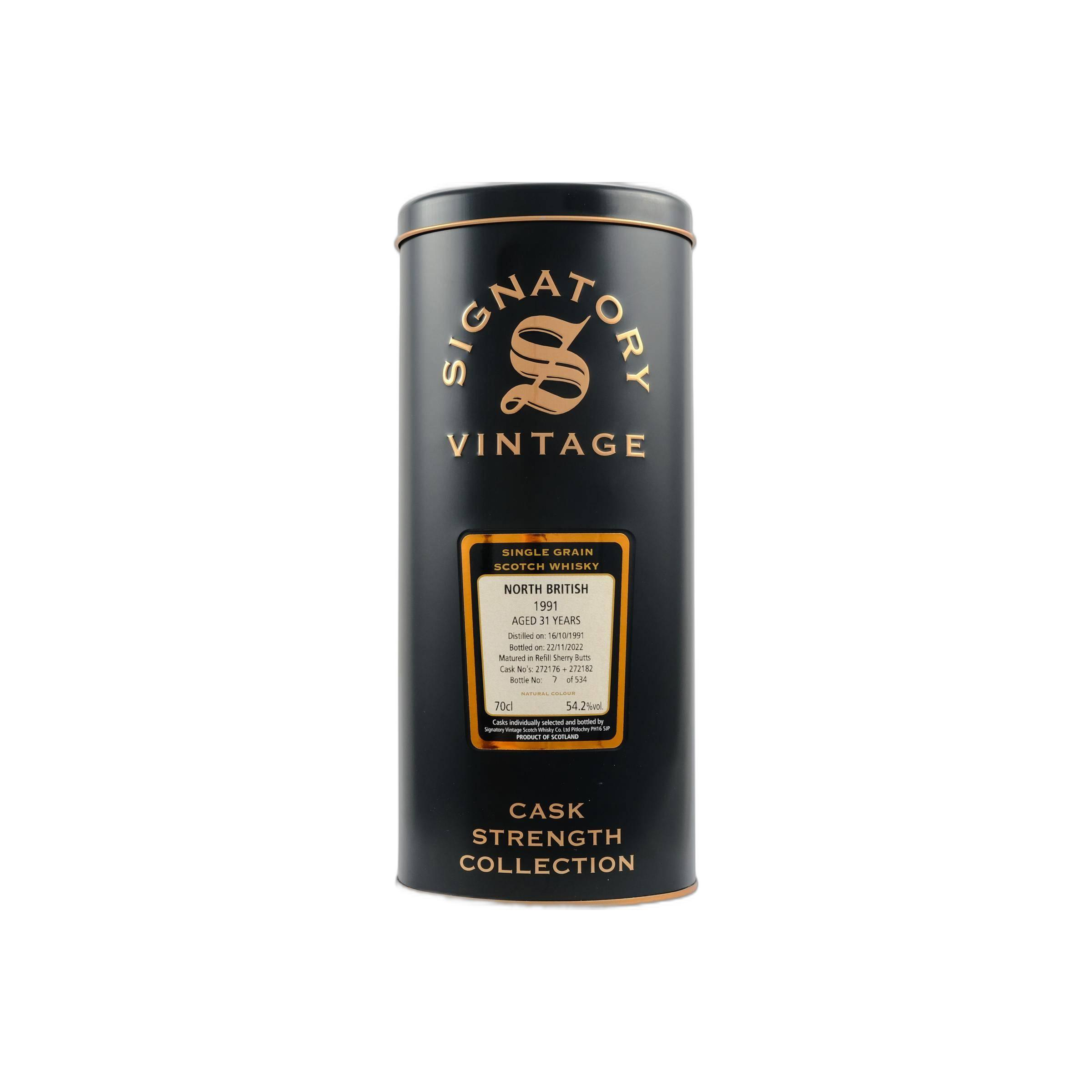 North British Cask Strength Collection 1991 31 Years Single Grain Whisky 2