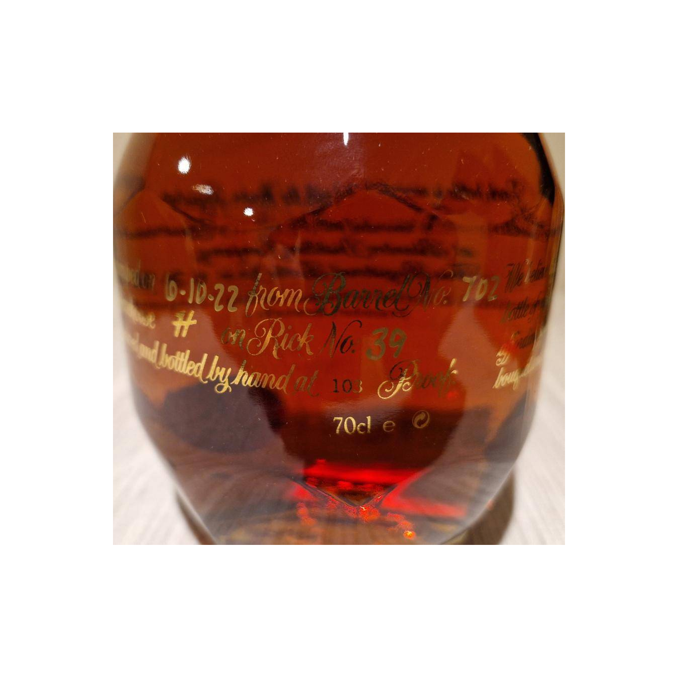 Blanton's Gold Edition Bourbon Whisky