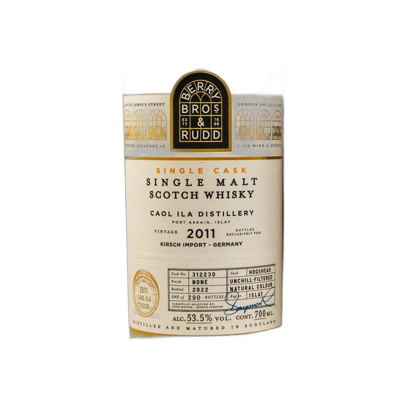 Caol Ila Single Cask 2011 11 Years Single Malt Whisky 3