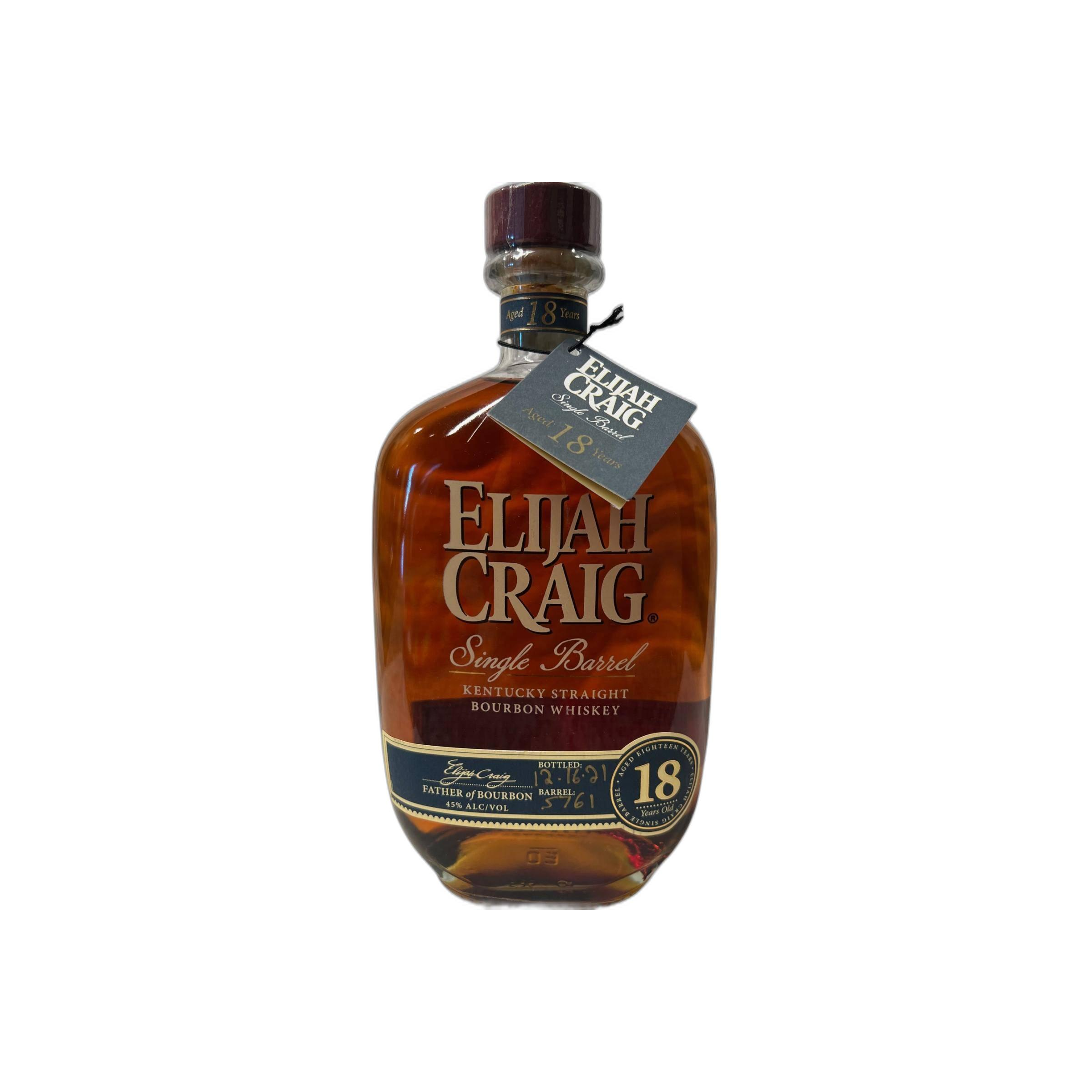 Elijah Craig 18 Years Bourbon Whisky