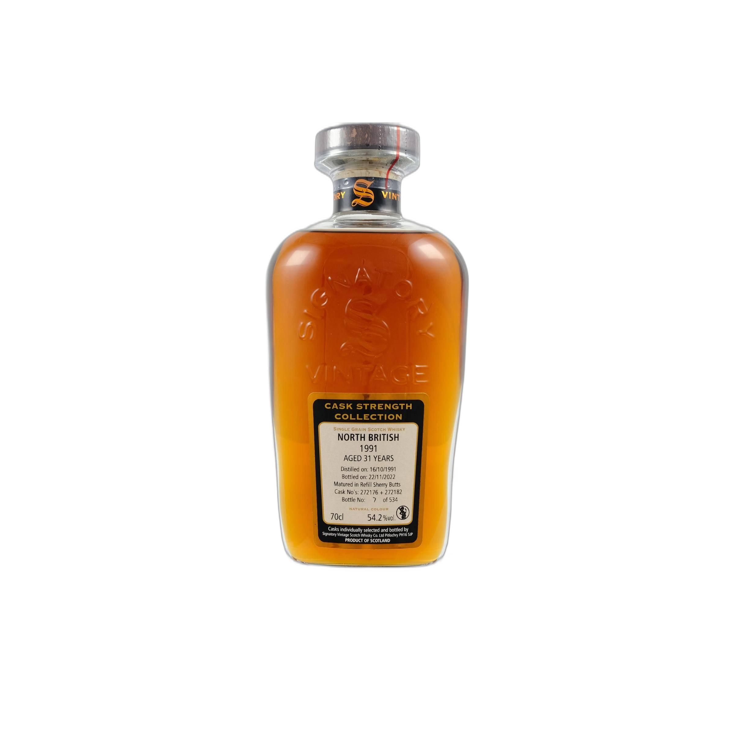North British Cask Strength Collection 1991 31 Years Single Grain Whisky