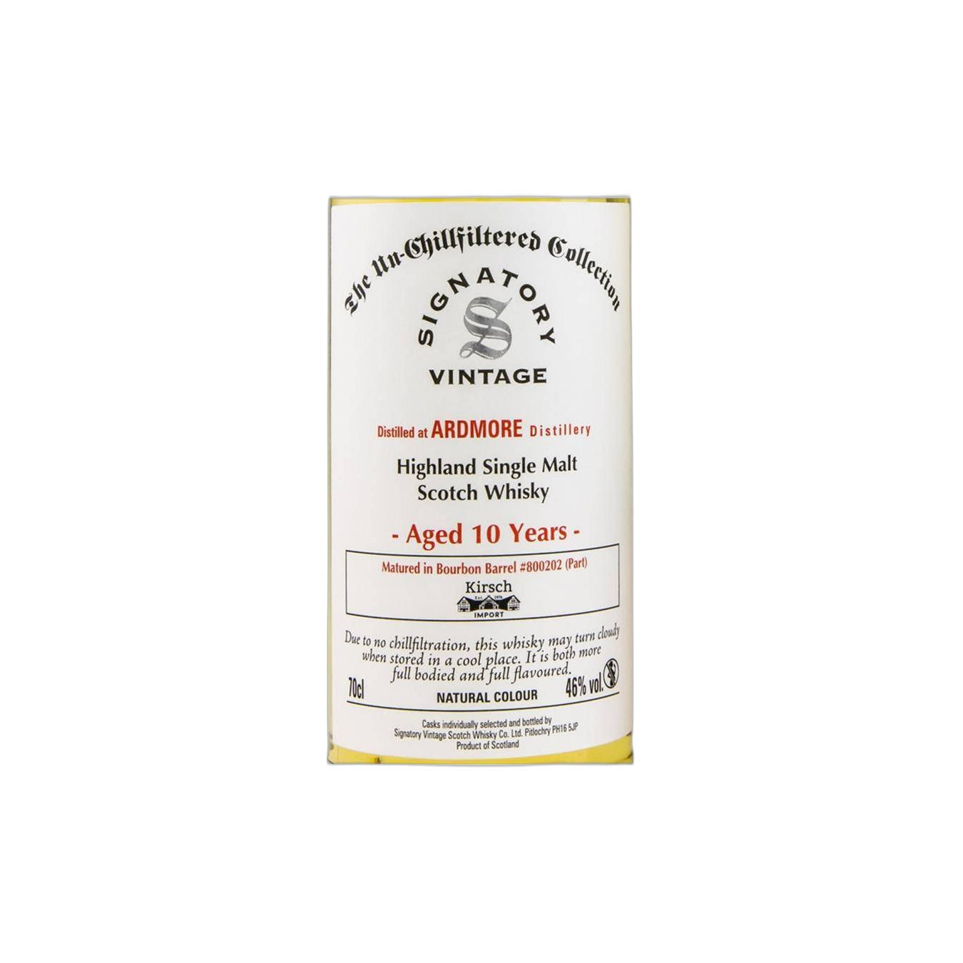 Ardmore 2008 10 Years Single Malt Whisky 2